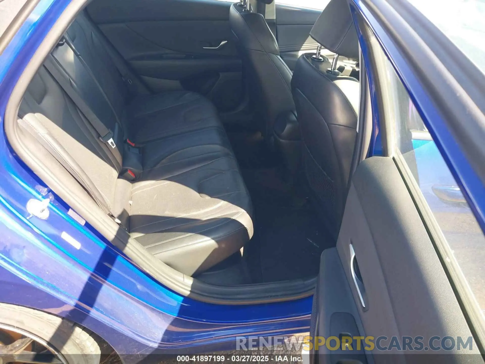 8 fotografías del automóvil dañado KMHLN4AJXMU006346 HYUNDAI ELANTRA HYBRID 2021