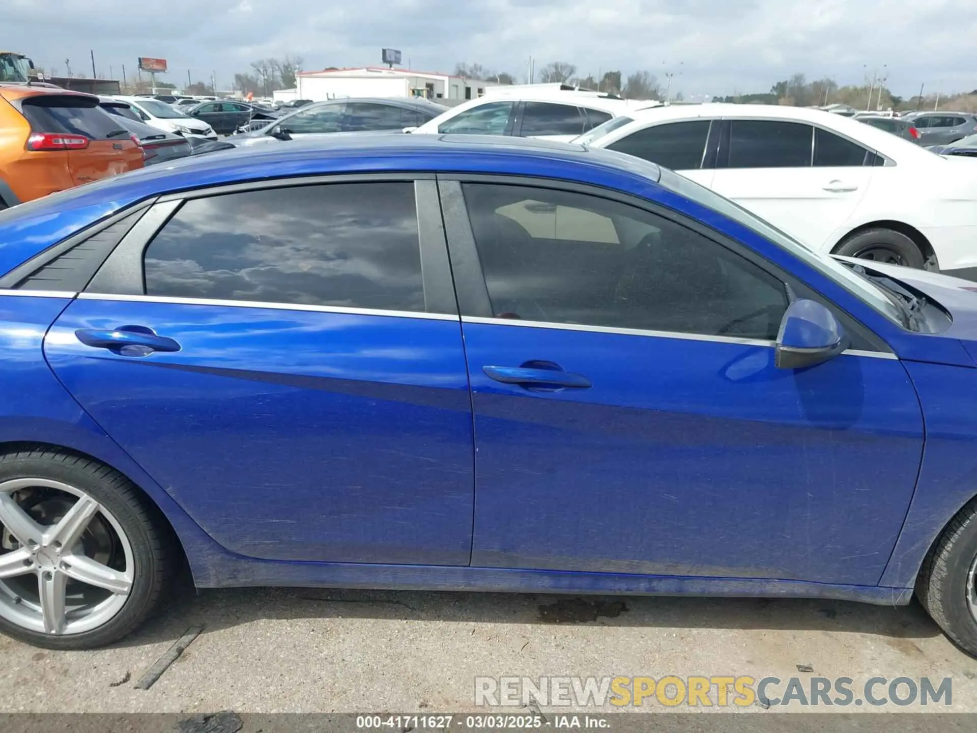 13 fotografías del automóvil dañado KMHLN4AJXMU007769 HYUNDAI ELANTRA HYBRID 2021