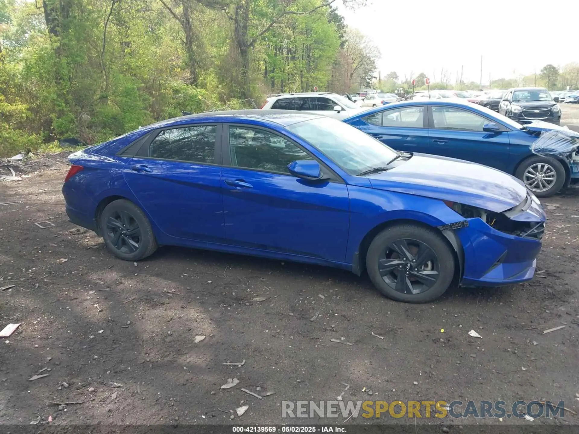 13 fotografías del automóvil dañado KMHLM4AJ0NU023998 HYUNDAI ELANTRA HYBRID 2022