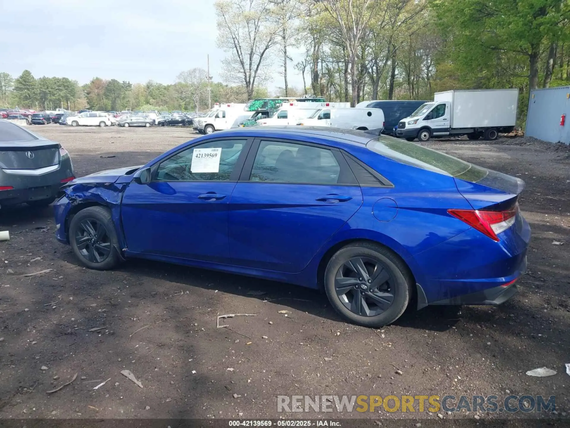 14 fotografías del automóvil dañado KMHLM4AJ0NU023998 HYUNDAI ELANTRA HYBRID 2022