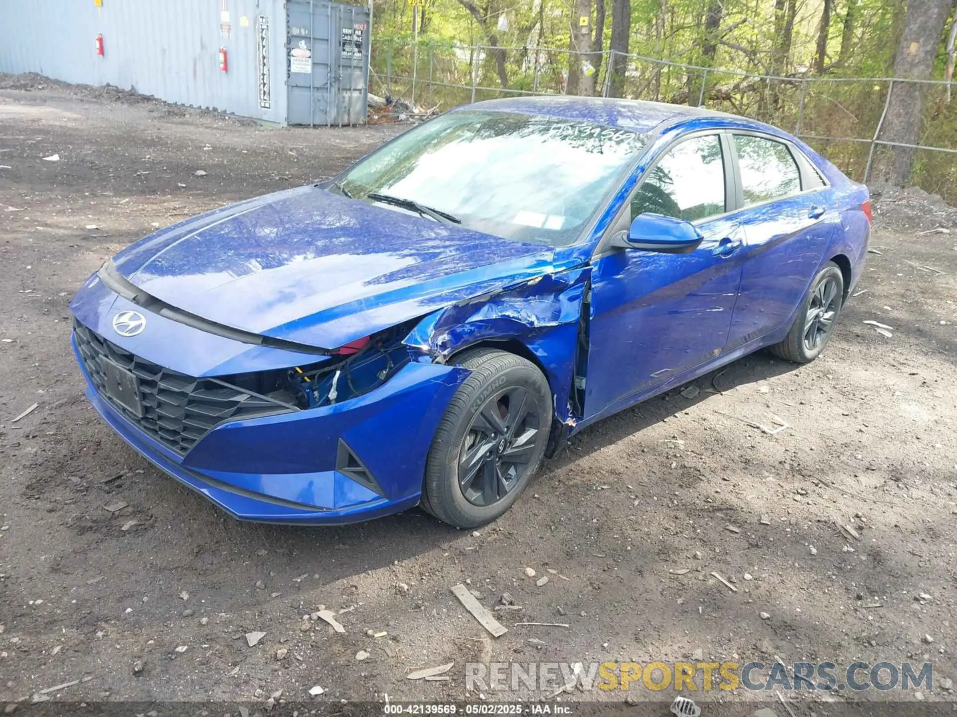 2 fotografías del automóvil dañado KMHLM4AJ0NU023998 HYUNDAI ELANTRA HYBRID 2022