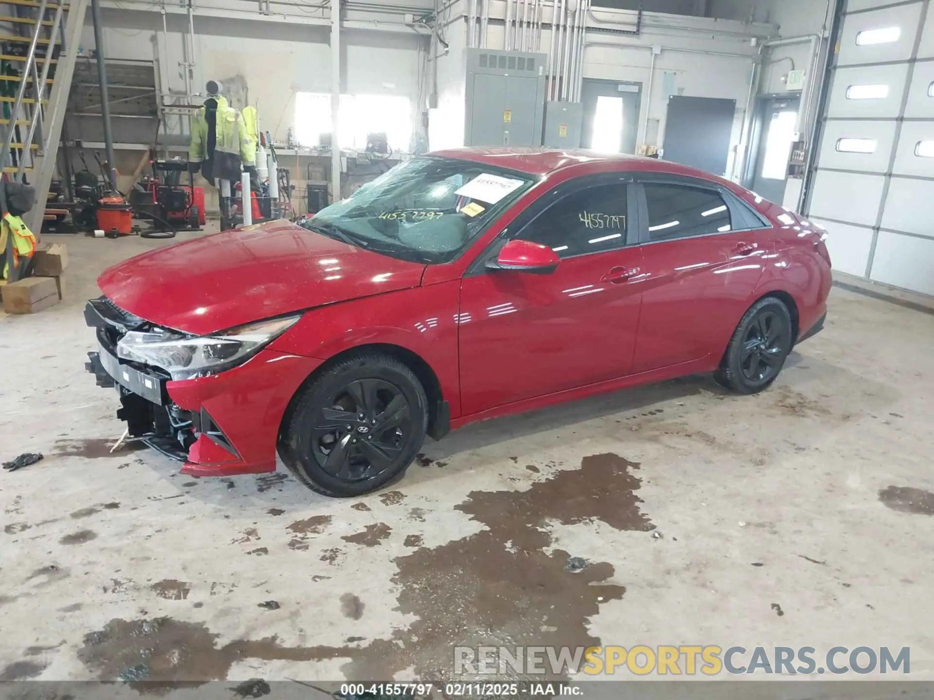 2 fotografías del automóvil dañado KMHLM4AJ7NU030804 HYUNDAI ELANTRA HYBRID 2022