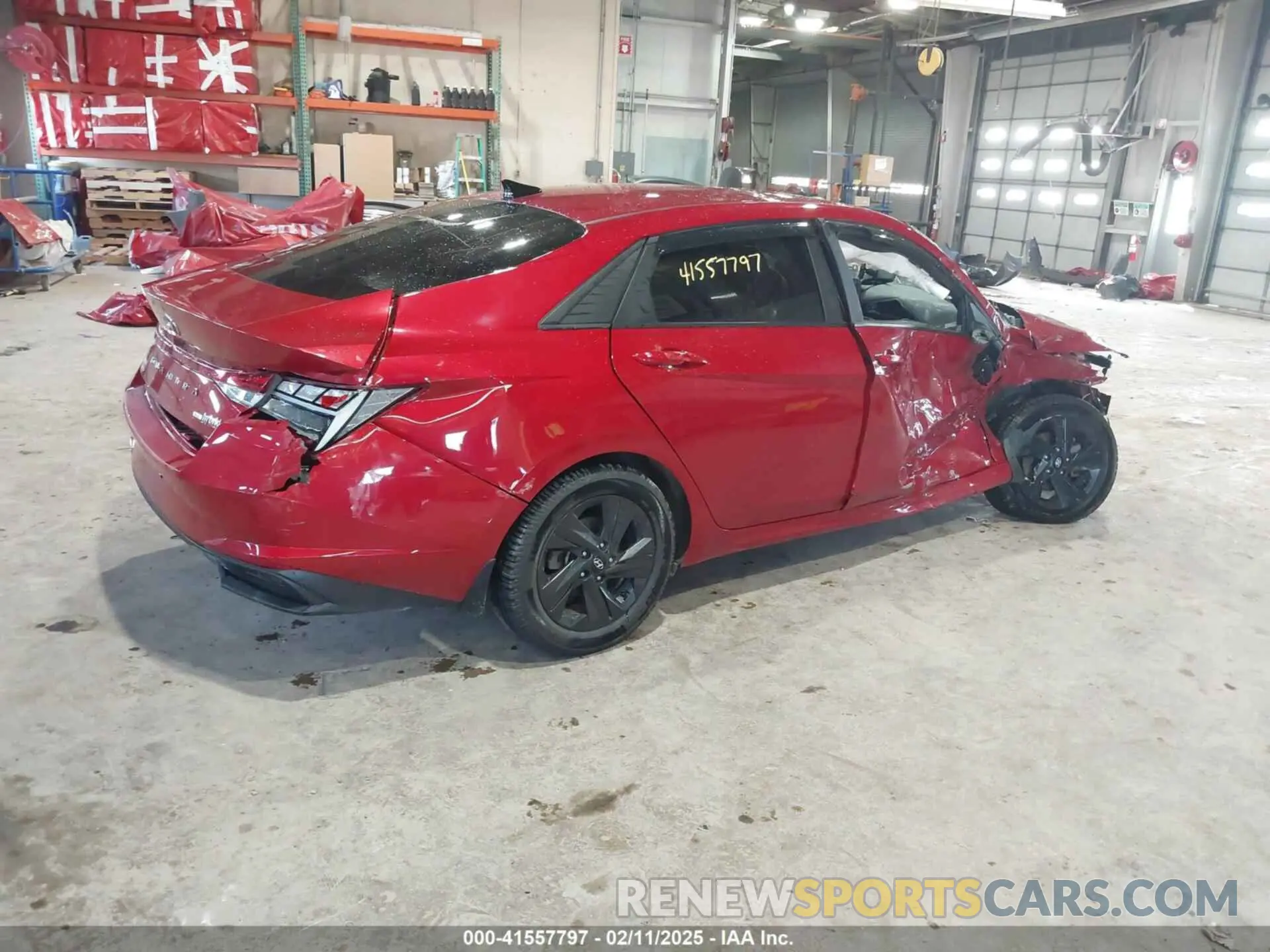 4 fotografías del automóvil dañado KMHLM4AJ7NU030804 HYUNDAI ELANTRA HYBRID 2022