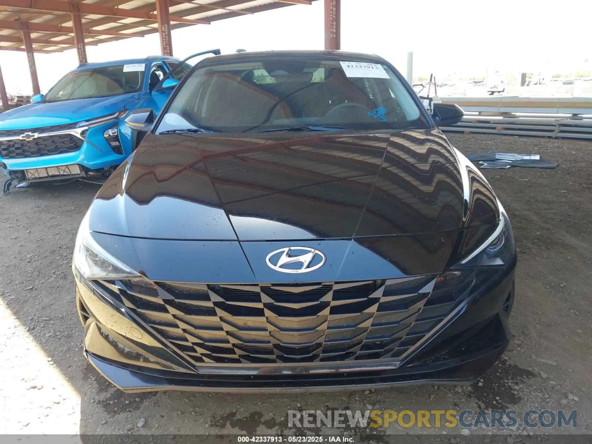 12 fotografías del automóvil dañado KMHLM4AJ8NU032349 HYUNDAI ELANTRA HYBRID 2022