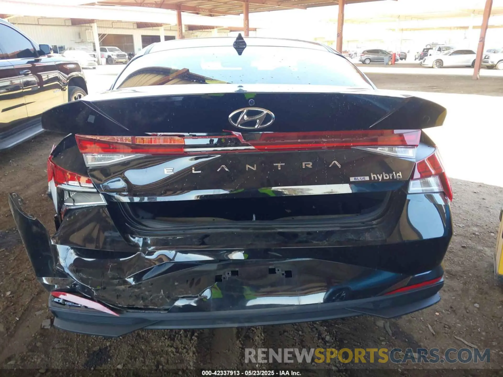 16 fotografías del automóvil dañado KMHLM4AJ8NU032349 HYUNDAI ELANTRA HYBRID 2022