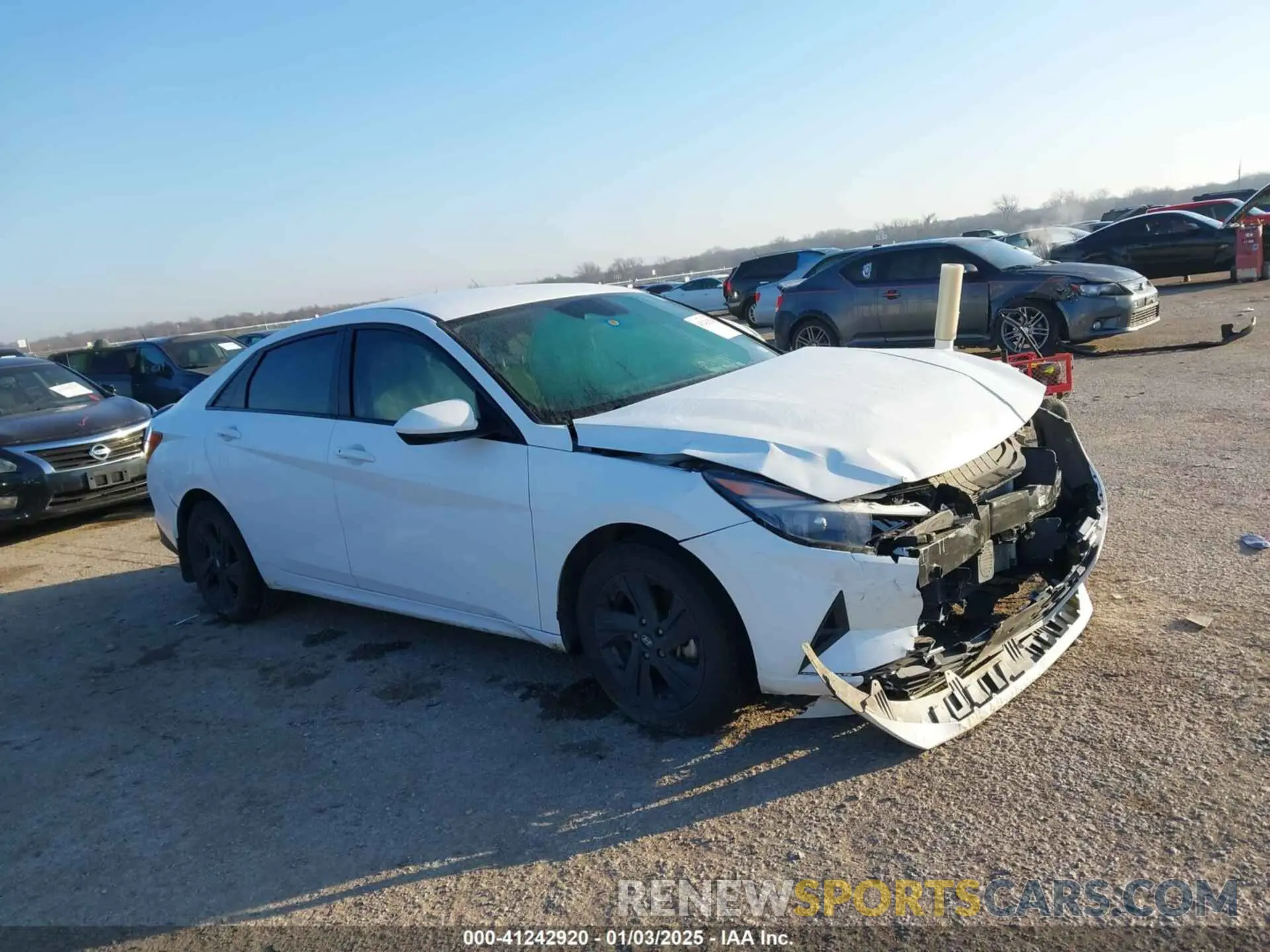 1 fotografías del automóvil dañado KMHLM4AJXNU017349 HYUNDAI ELANTRA HYBRID 2022