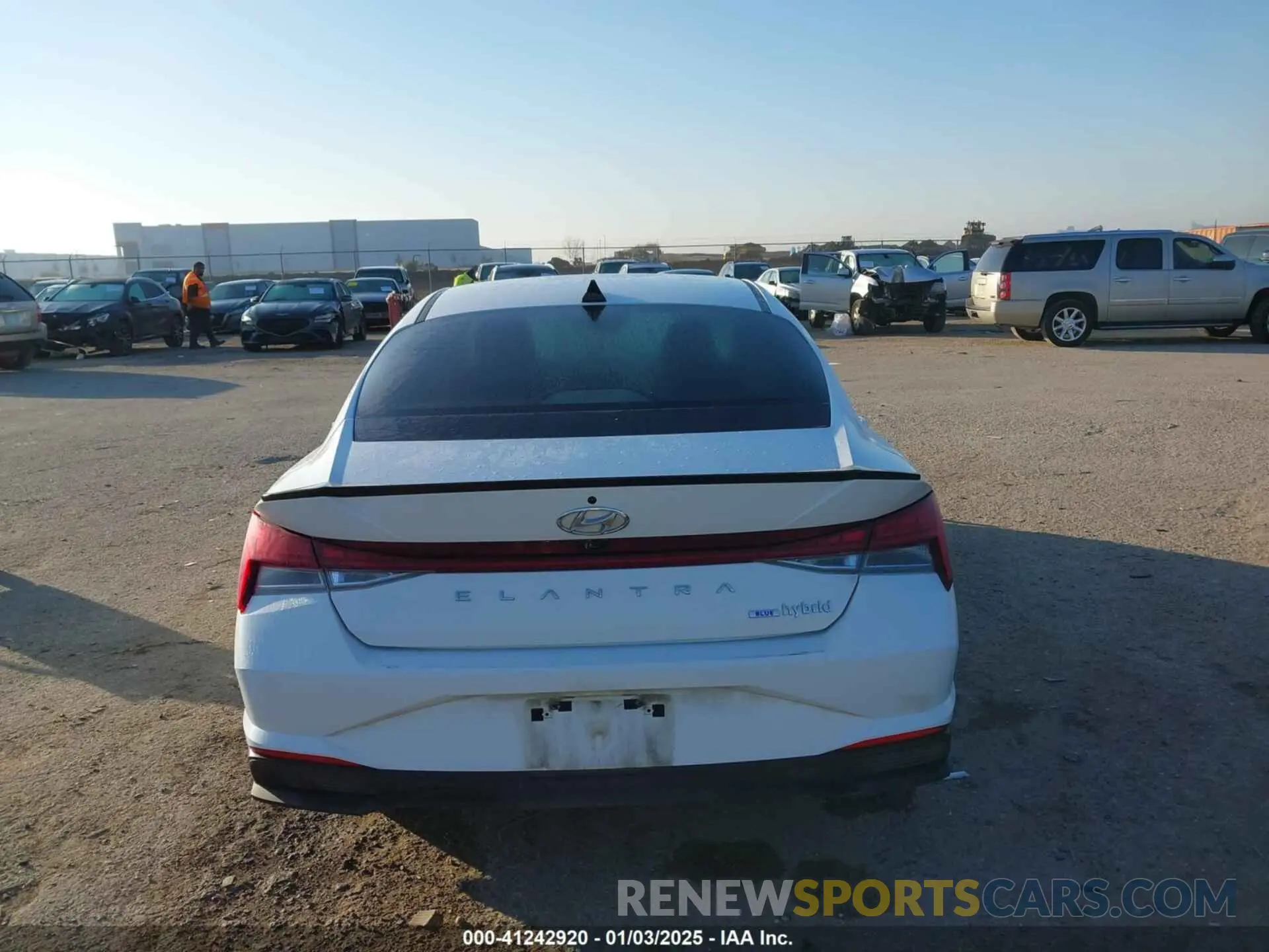 15 fotografías del automóvil dañado KMHLM4AJXNU017349 HYUNDAI ELANTRA HYBRID 2022