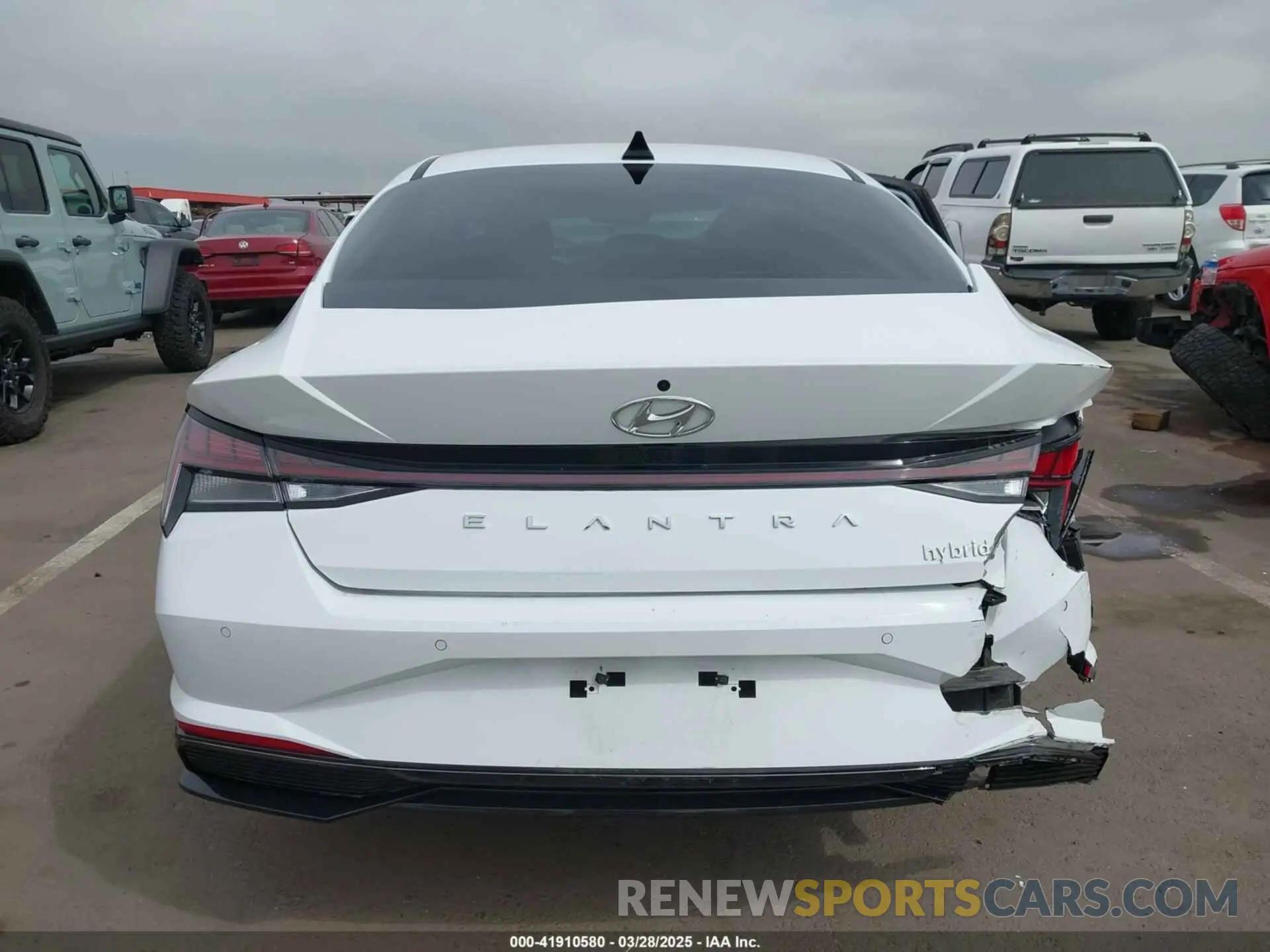 17 fotografías del automóvil dañado KMHLN4AJ1NU020606 HYUNDAI ELANTRA HYBRID 2022