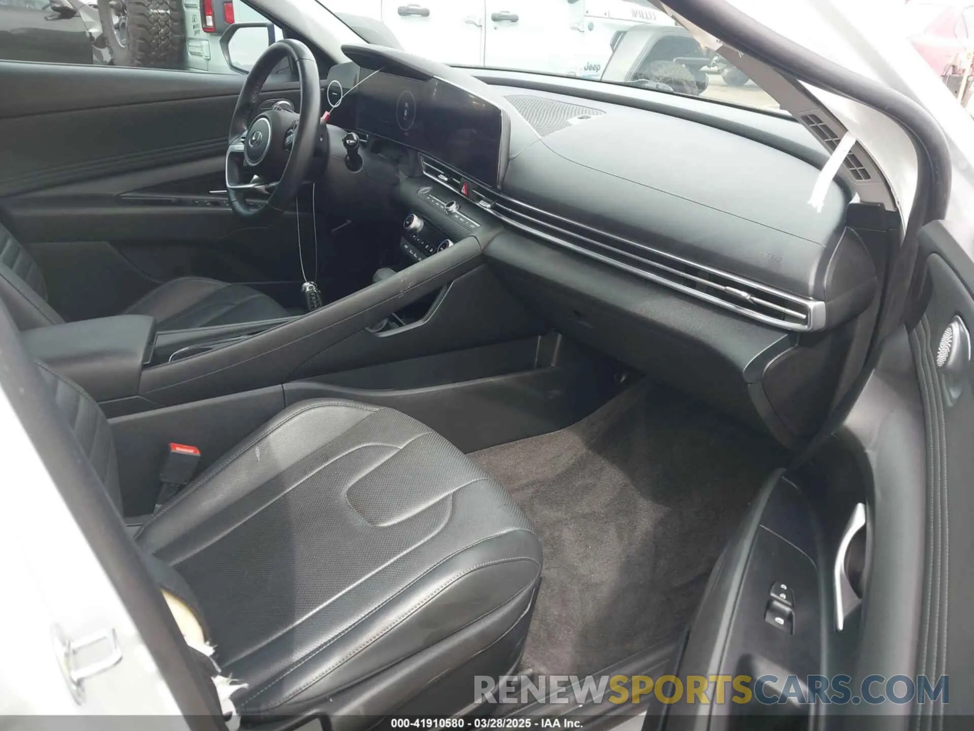 5 fotografías del automóvil dañado KMHLN4AJ1NU020606 HYUNDAI ELANTRA HYBRID 2022