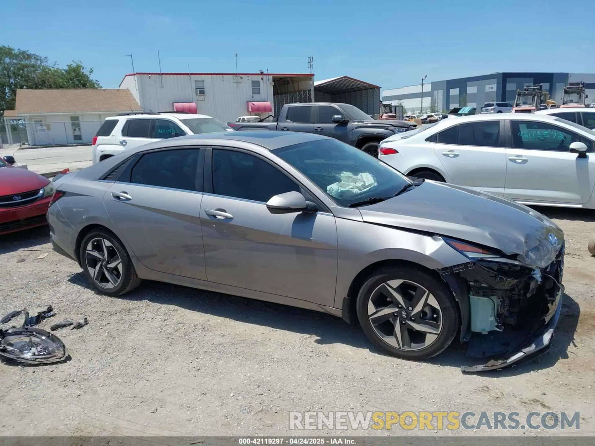 14 fotografías del automóvil dañado KMHLN4AJ1NU027118 HYUNDAI ELANTRA HYBRID 2022