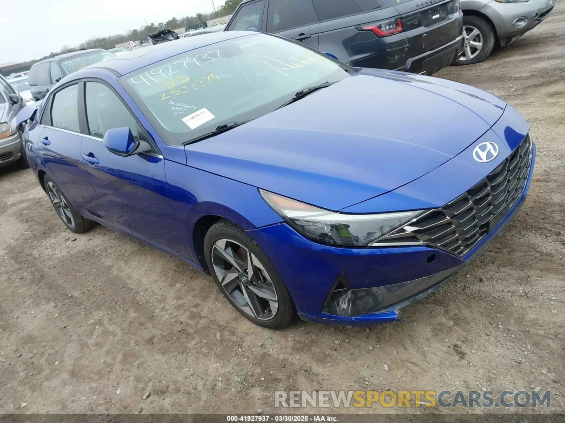 1 fotografías del automóvil dañado KMHLN4AJ4NU019787 HYUNDAI ELANTRA HYBRID 2022