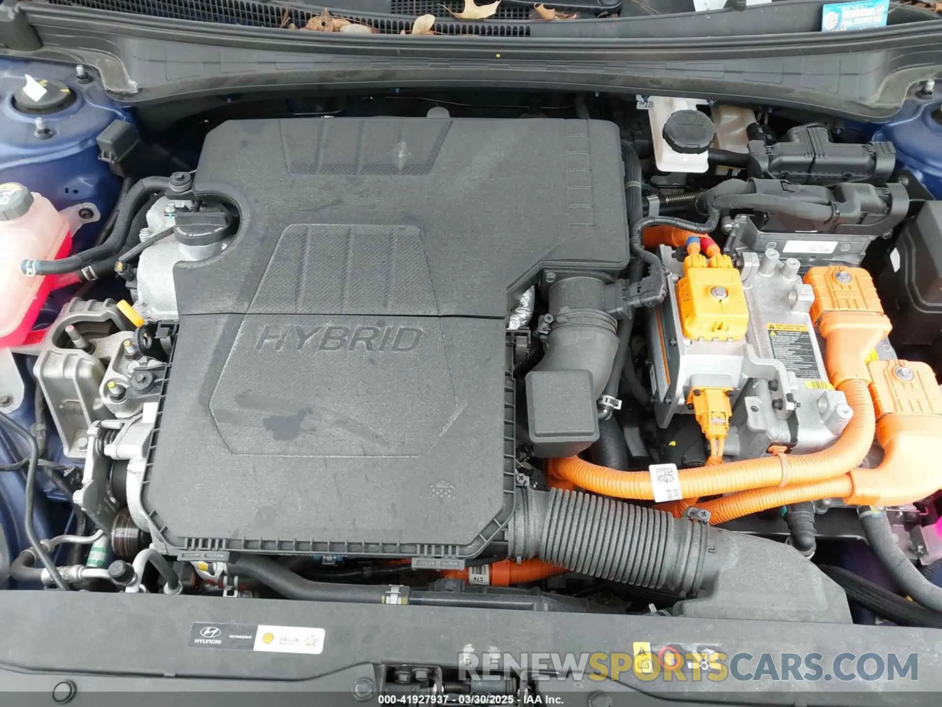 10 fotografías del automóvil dañado KMHLN4AJ4NU019787 HYUNDAI ELANTRA HYBRID 2022
