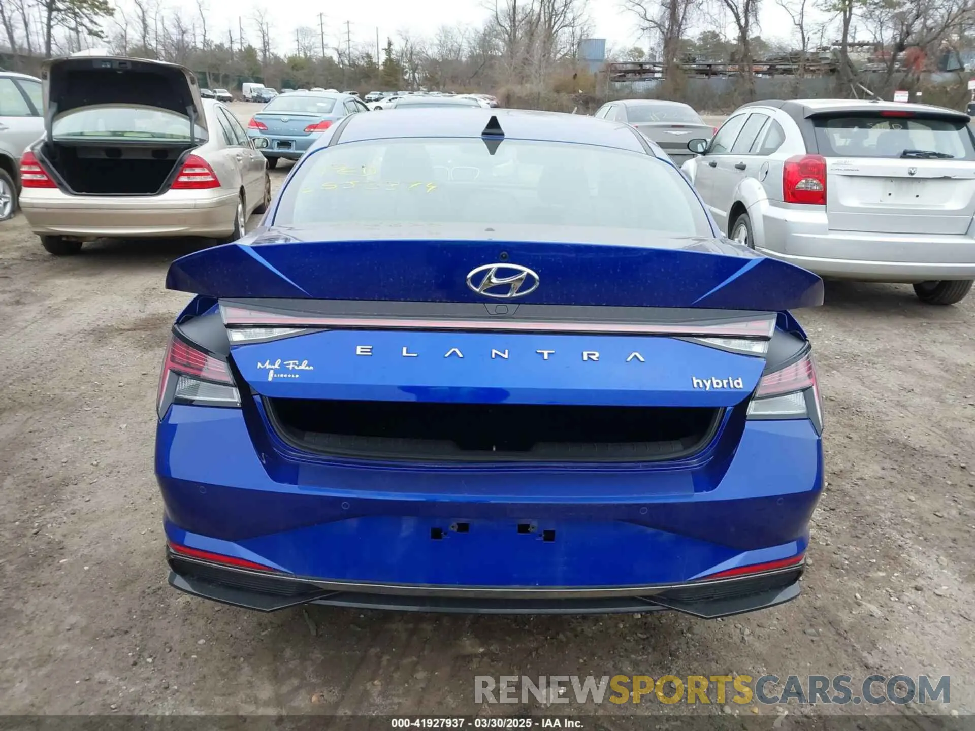 15 fotografías del automóvil dañado KMHLN4AJ4NU019787 HYUNDAI ELANTRA HYBRID 2022