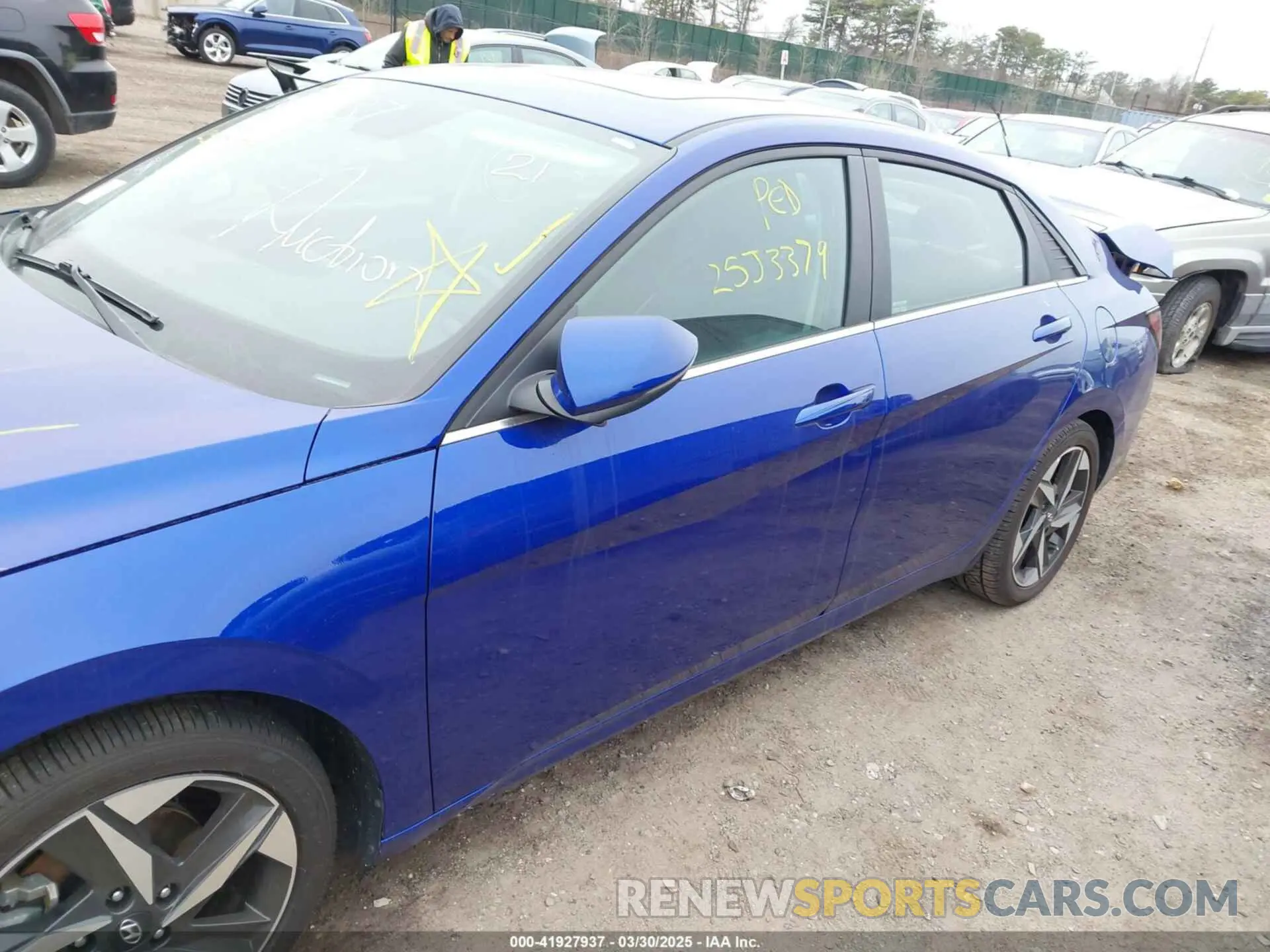 6 fotografías del automóvil dañado KMHLN4AJ4NU019787 HYUNDAI ELANTRA HYBRID 2022