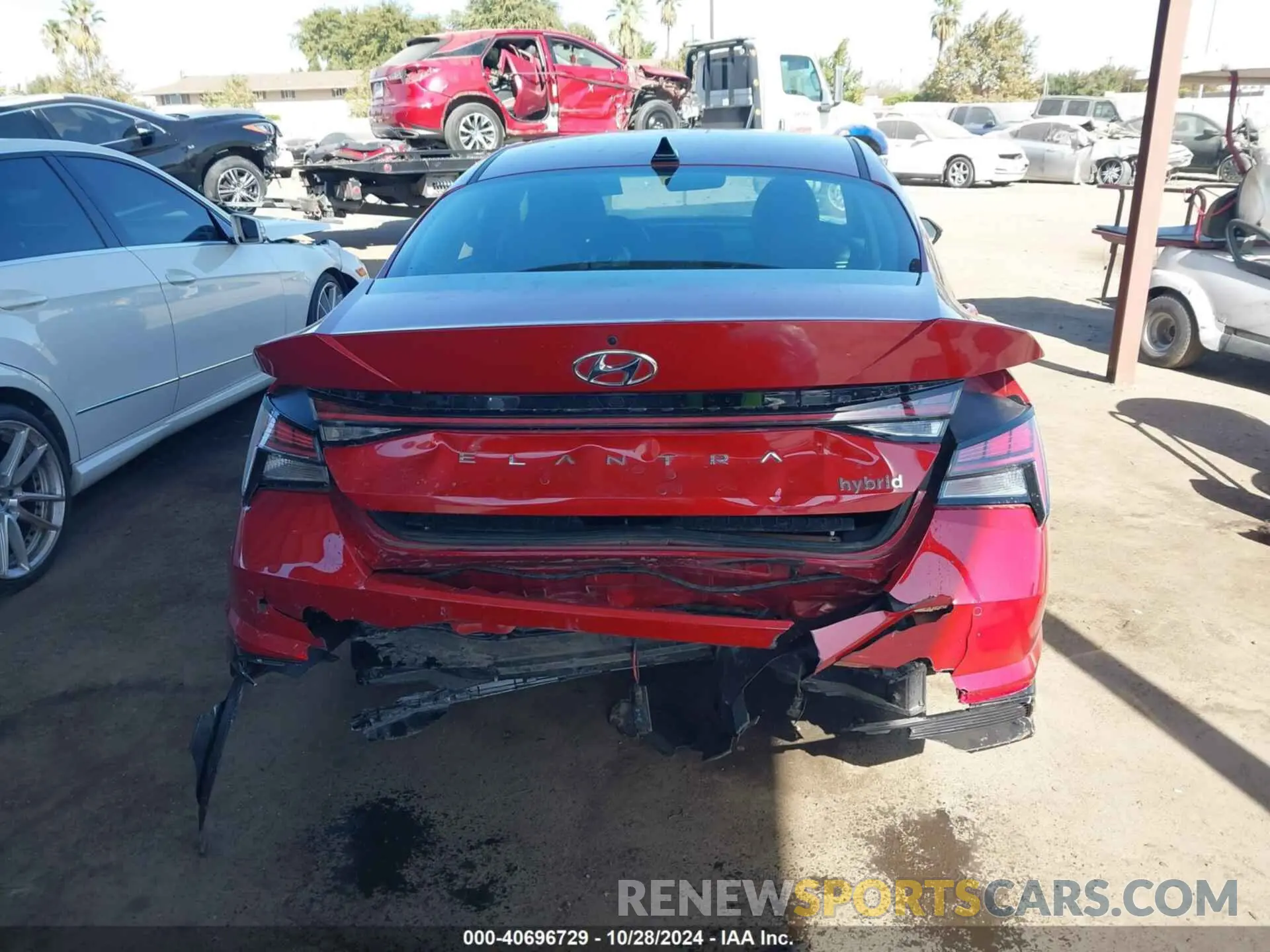 17 fotografías del automóvil dañado KMHLN4AJ6NU013909 HYUNDAI ELANTRA HYBRID 2022