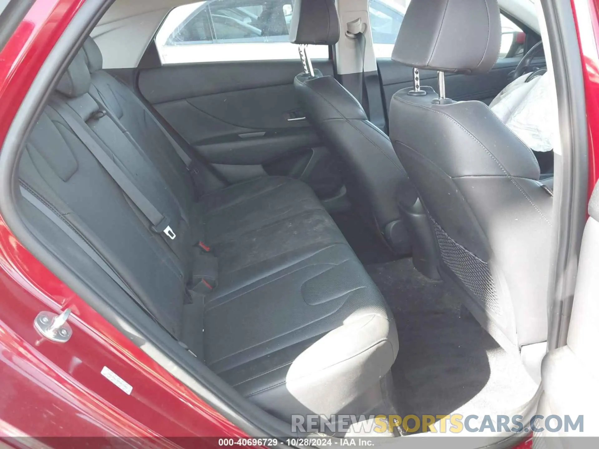 8 fotografías del automóvil dañado KMHLN4AJ6NU013909 HYUNDAI ELANTRA HYBRID 2022