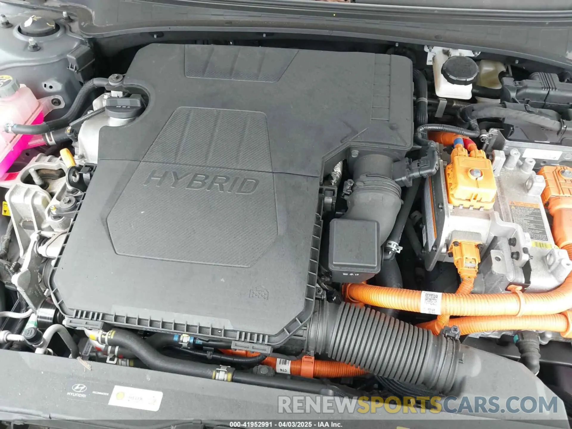 10 fotografías del automóvil dañado KMHLM4AJ0PU039539 HYUNDAI ELANTRA HYBRID 2023