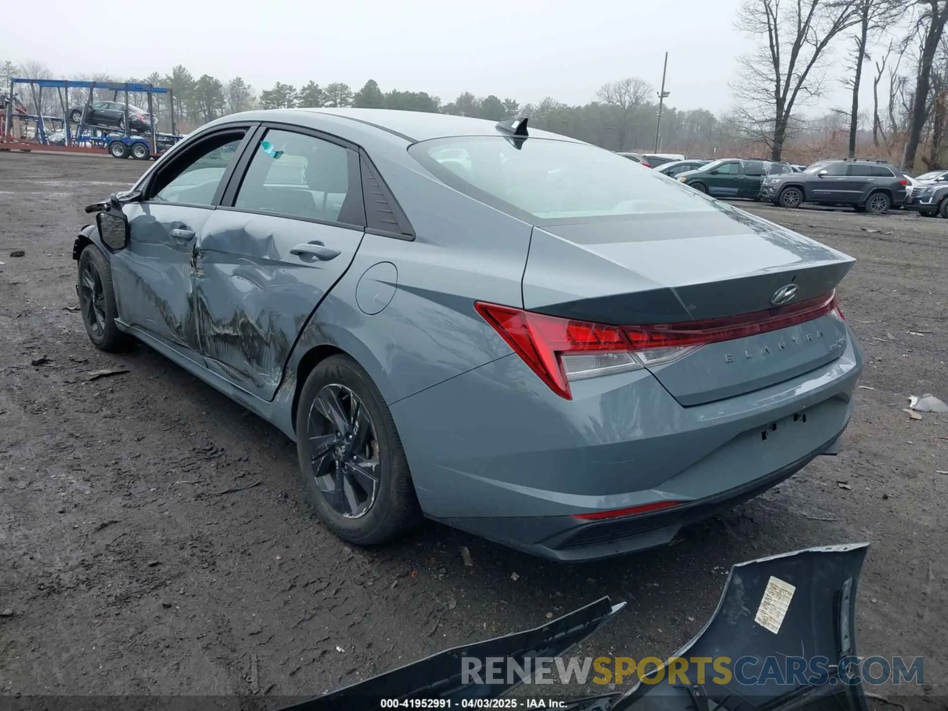 3 fotografías del automóvil dañado KMHLM4AJ0PU039539 HYUNDAI ELANTRA HYBRID 2023
