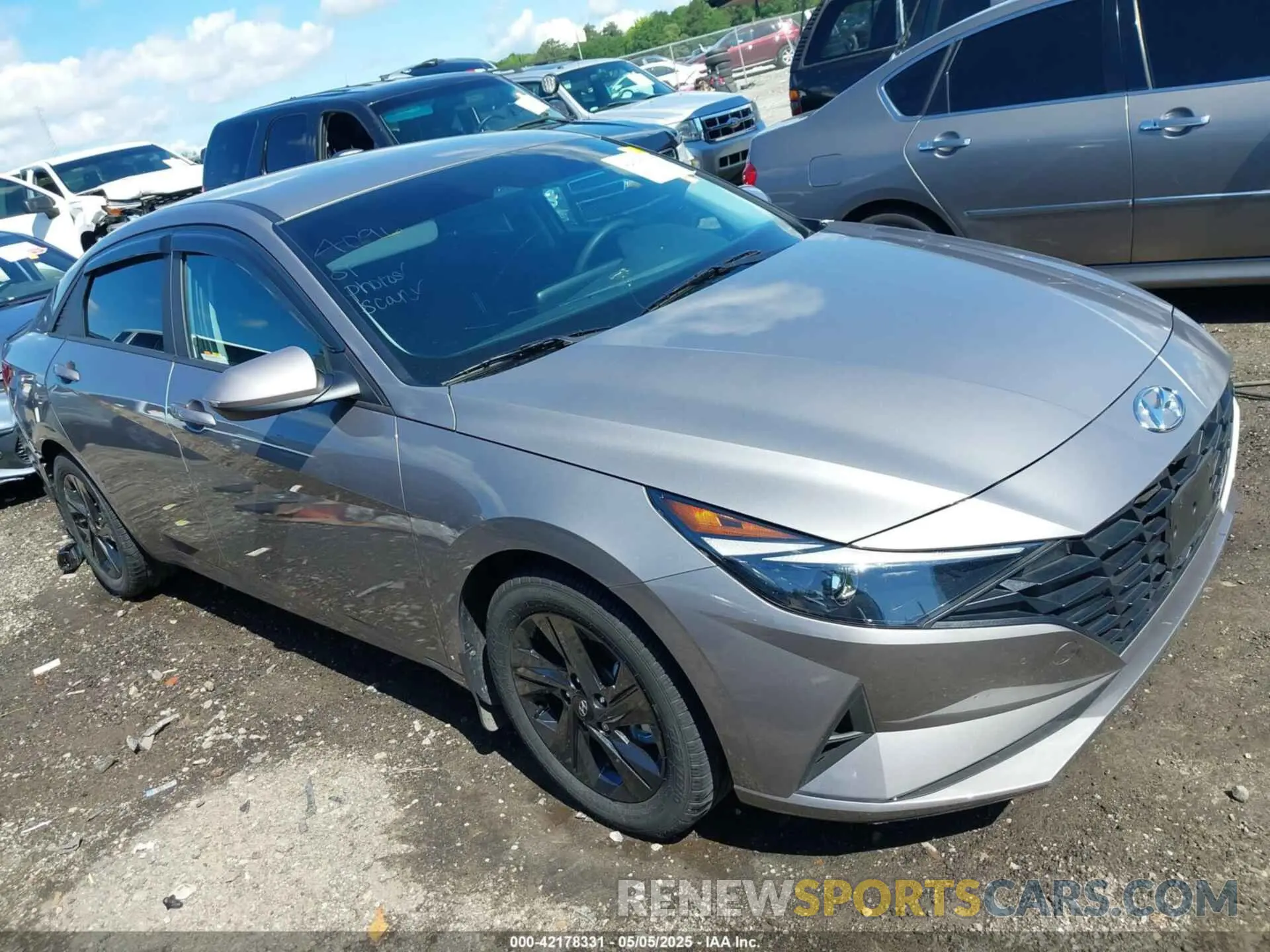 1 fotografías del automóvil dañado KMHLM4AJ1PU081654 HYUNDAI ELANTRA HYBRID 2023