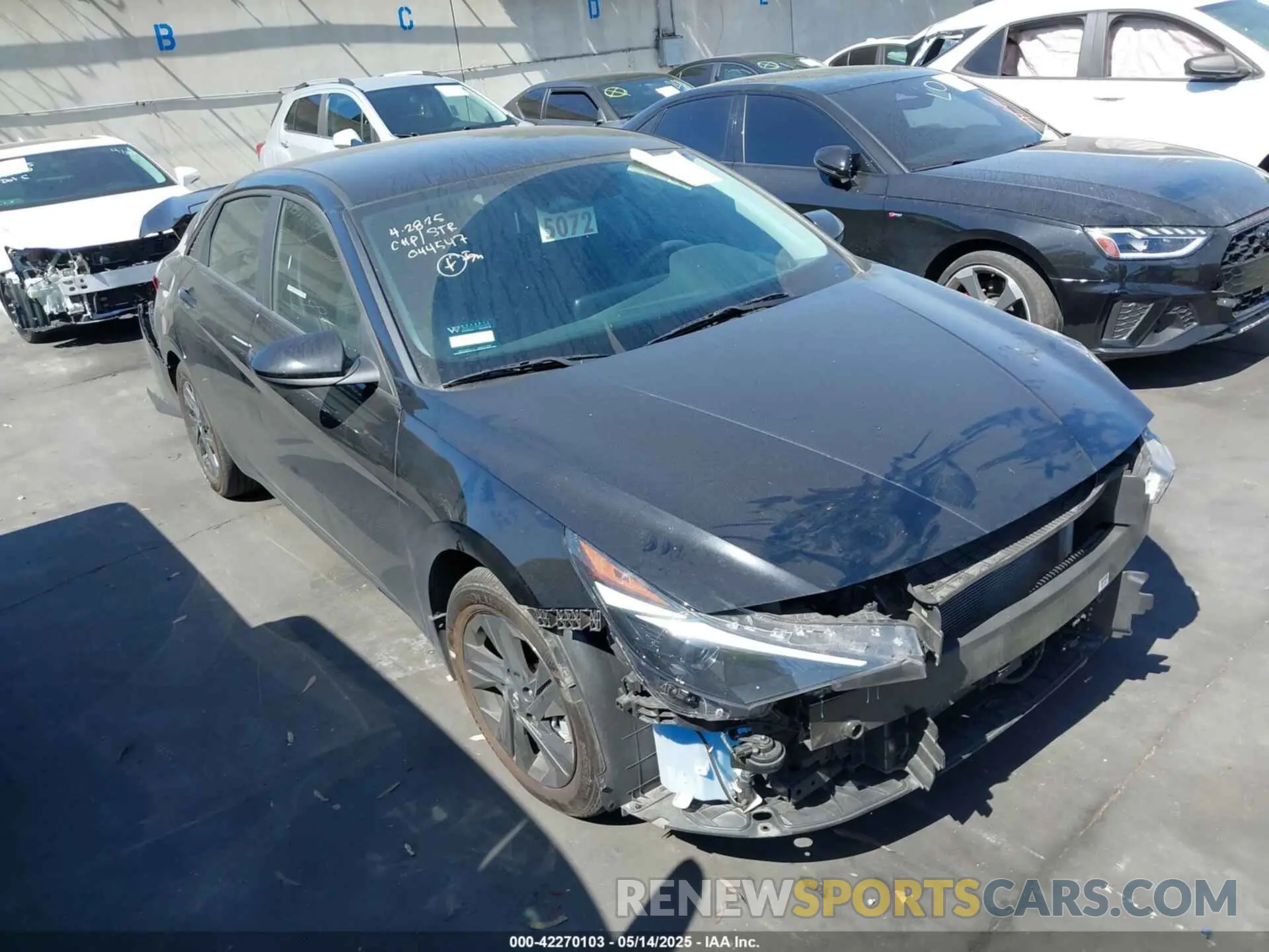 1 fotografías del automóvil dañado KMHLM4AJ2PU044547 HYUNDAI ELANTRA HYBRID 2023