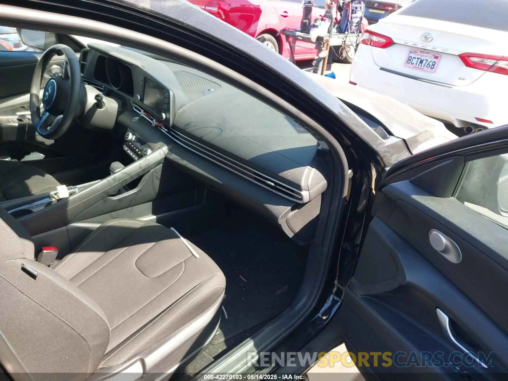 5 fotografías del automóvil dañado KMHLM4AJ2PU044547 HYUNDAI ELANTRA HYBRID 2023