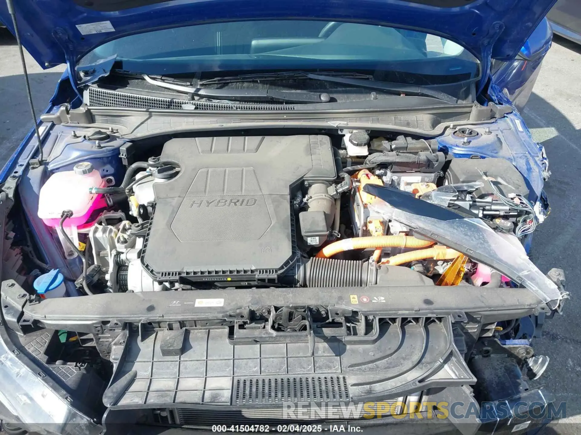 10 fotografías del automóvil dañado KMHLM4AJ4PU082409 HYUNDAI ELANTRA HYBRID 2023
