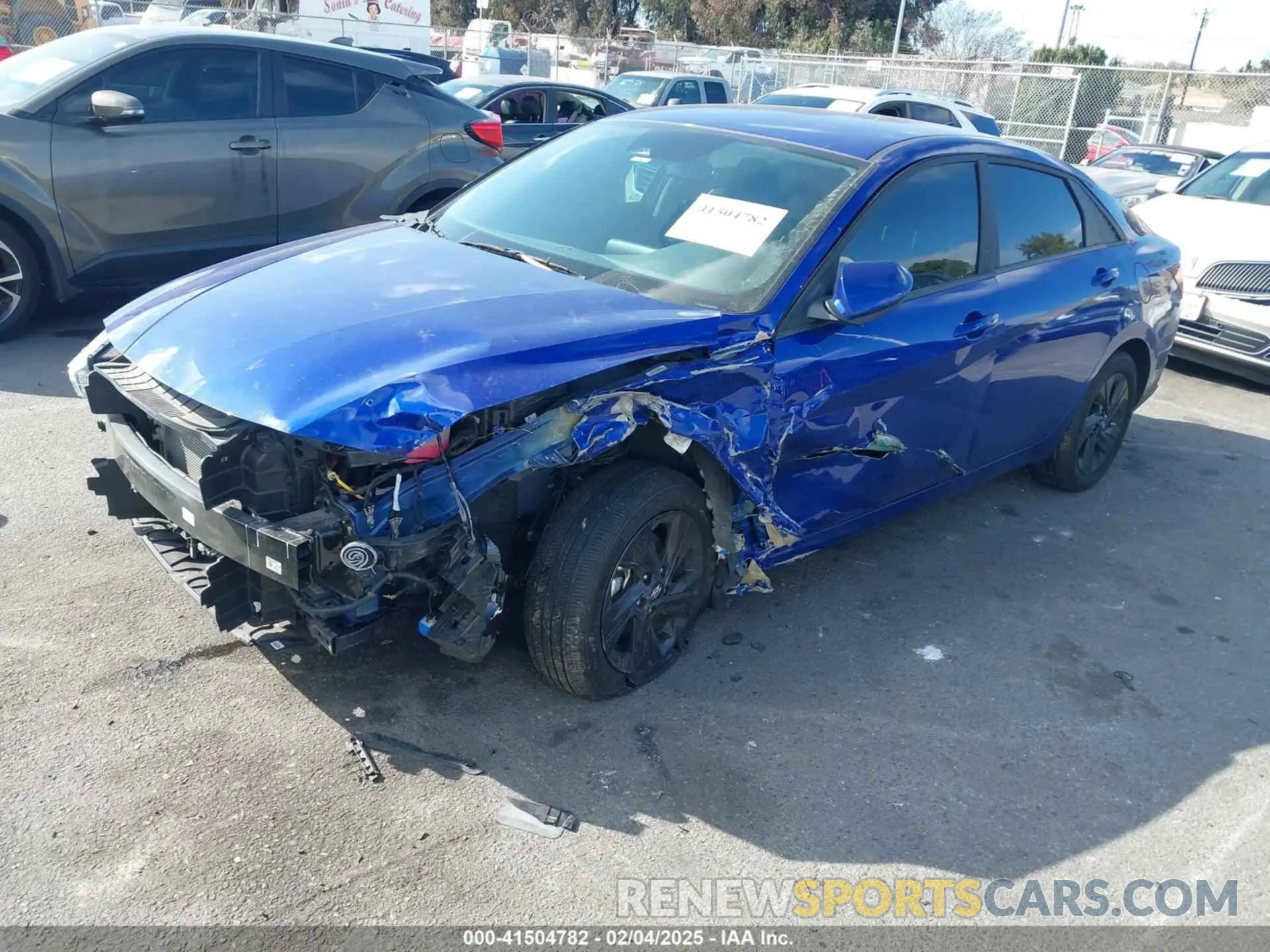 2 fotografías del automóvil dañado KMHLM4AJ4PU082409 HYUNDAI ELANTRA HYBRID 2023