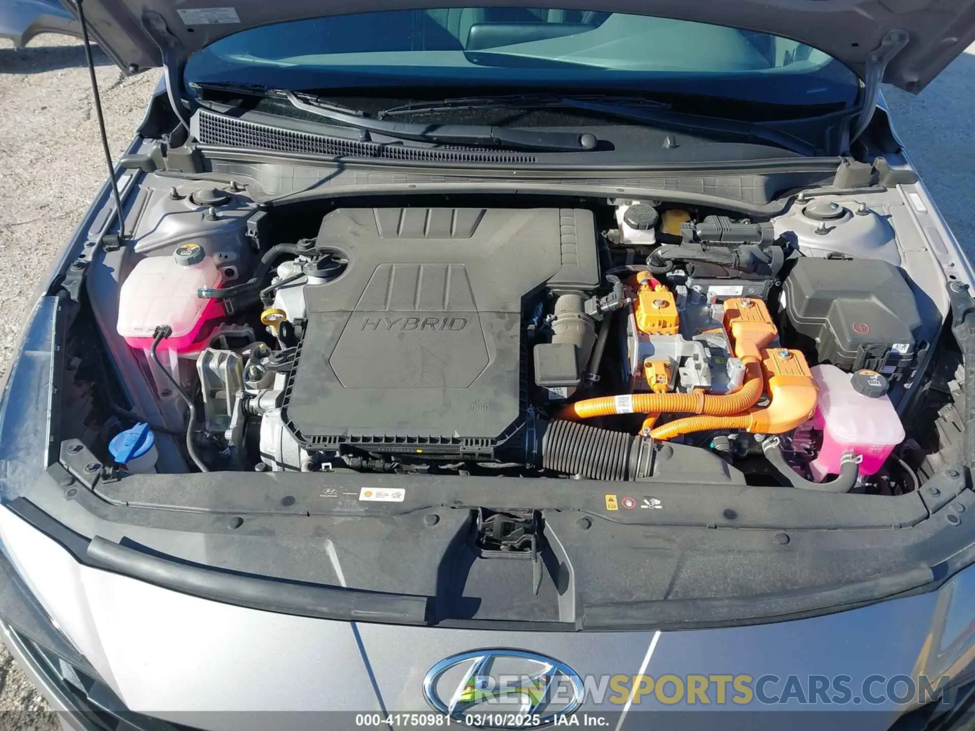 10 fotografías del automóvil dañado KMHLM4AJ4PU083057 HYUNDAI ELANTRA HYBRID 2023
