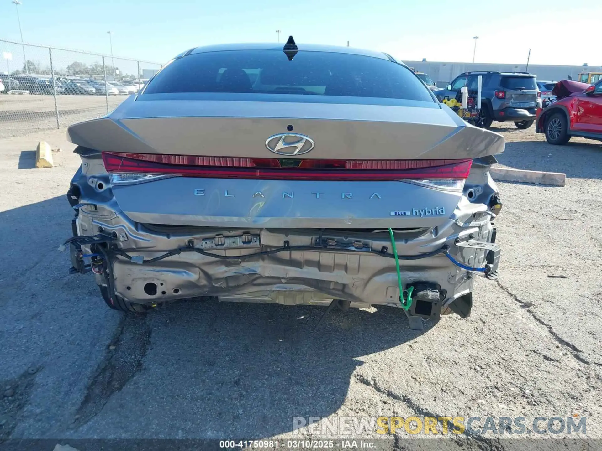 6 fotografías del automóvil dañado KMHLM4AJ4PU083057 HYUNDAI ELANTRA HYBRID 2023