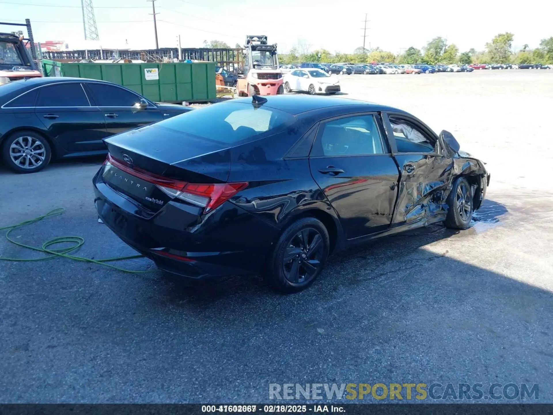 4 fotografías del automóvil dañado KMHLM4AJ5PU043926 HYUNDAI ELANTRA HYBRID 2023