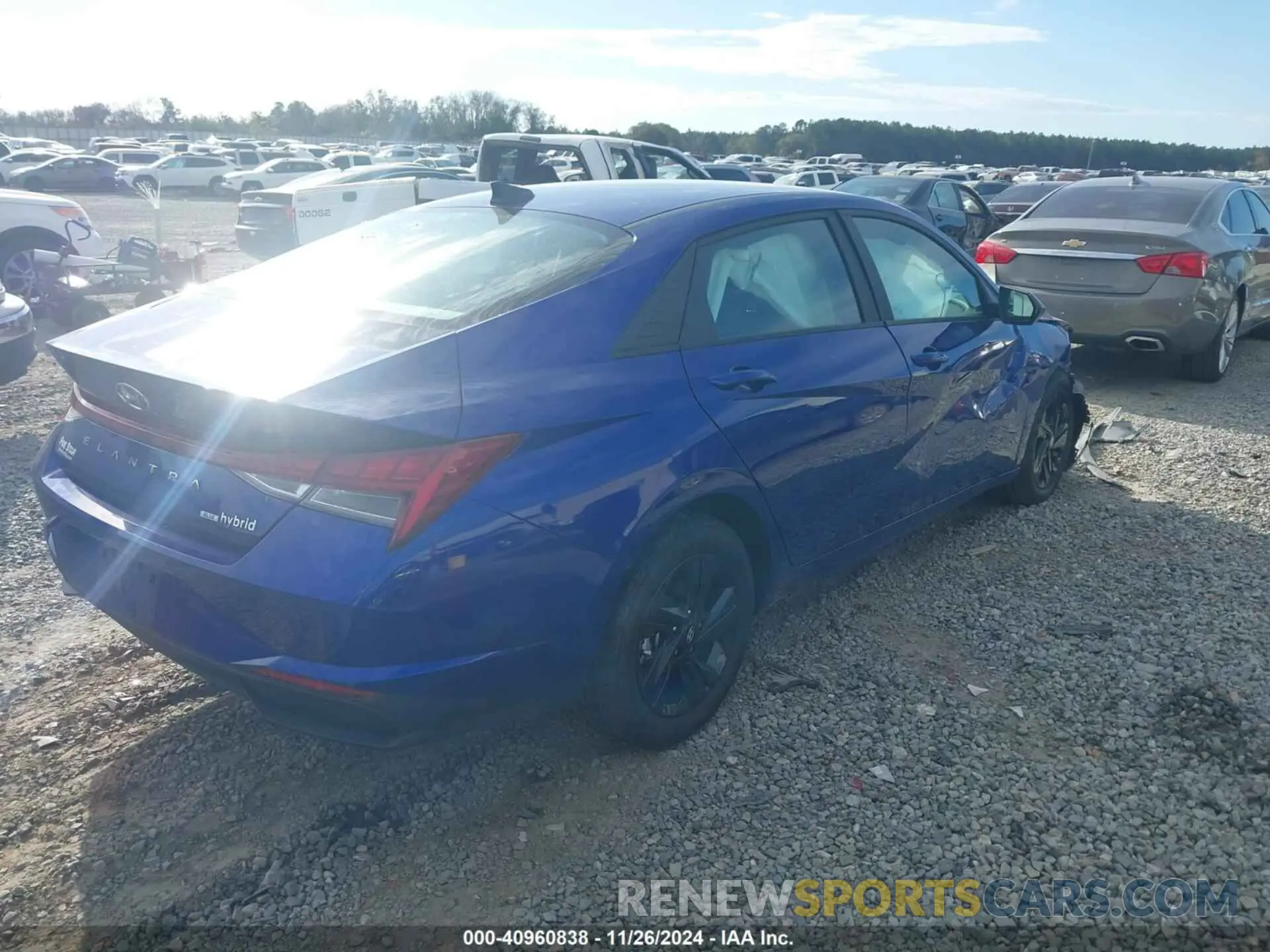 4 fotografías del automóvil dañado KMHLM4AJ5PU082368 HYUNDAI ELANTRA HYBRID 2023