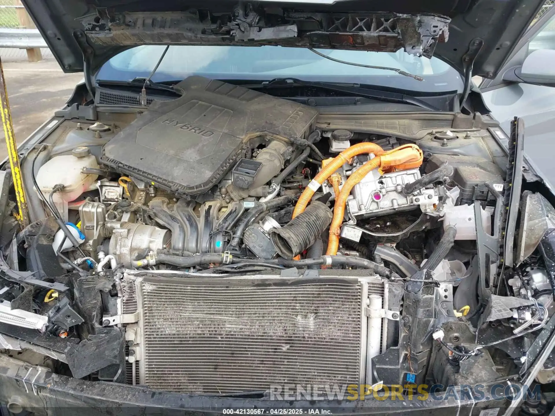 10 fotografías del automóvil dañado KMHLM4AJ6PU033809 HYUNDAI ELANTRA HYBRID 2023