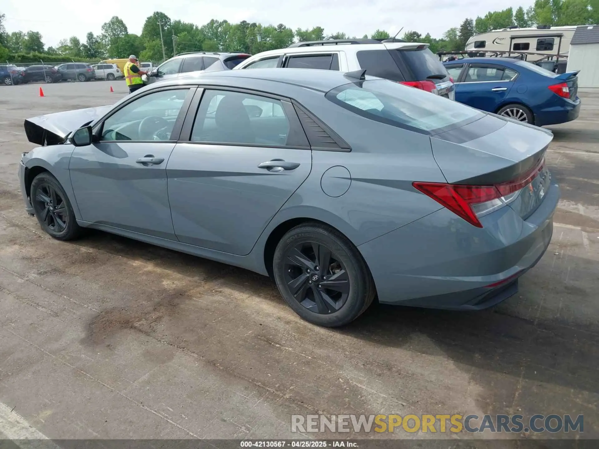 3 fotografías del automóvil dañado KMHLM4AJ6PU033809 HYUNDAI ELANTRA HYBRID 2023