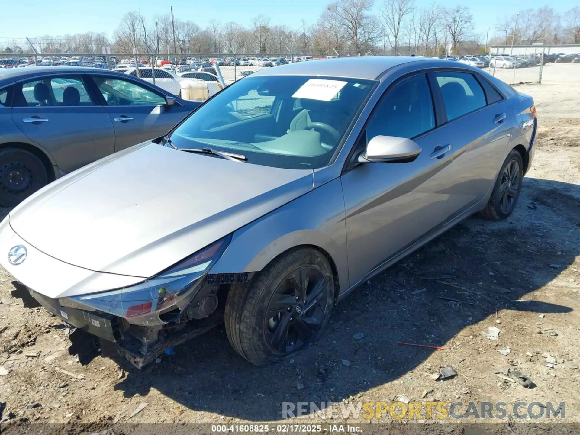 2 fotografías del automóvil dañado KMHLM4AJ6PU043689 HYUNDAI ELANTRA HYBRID 2023
