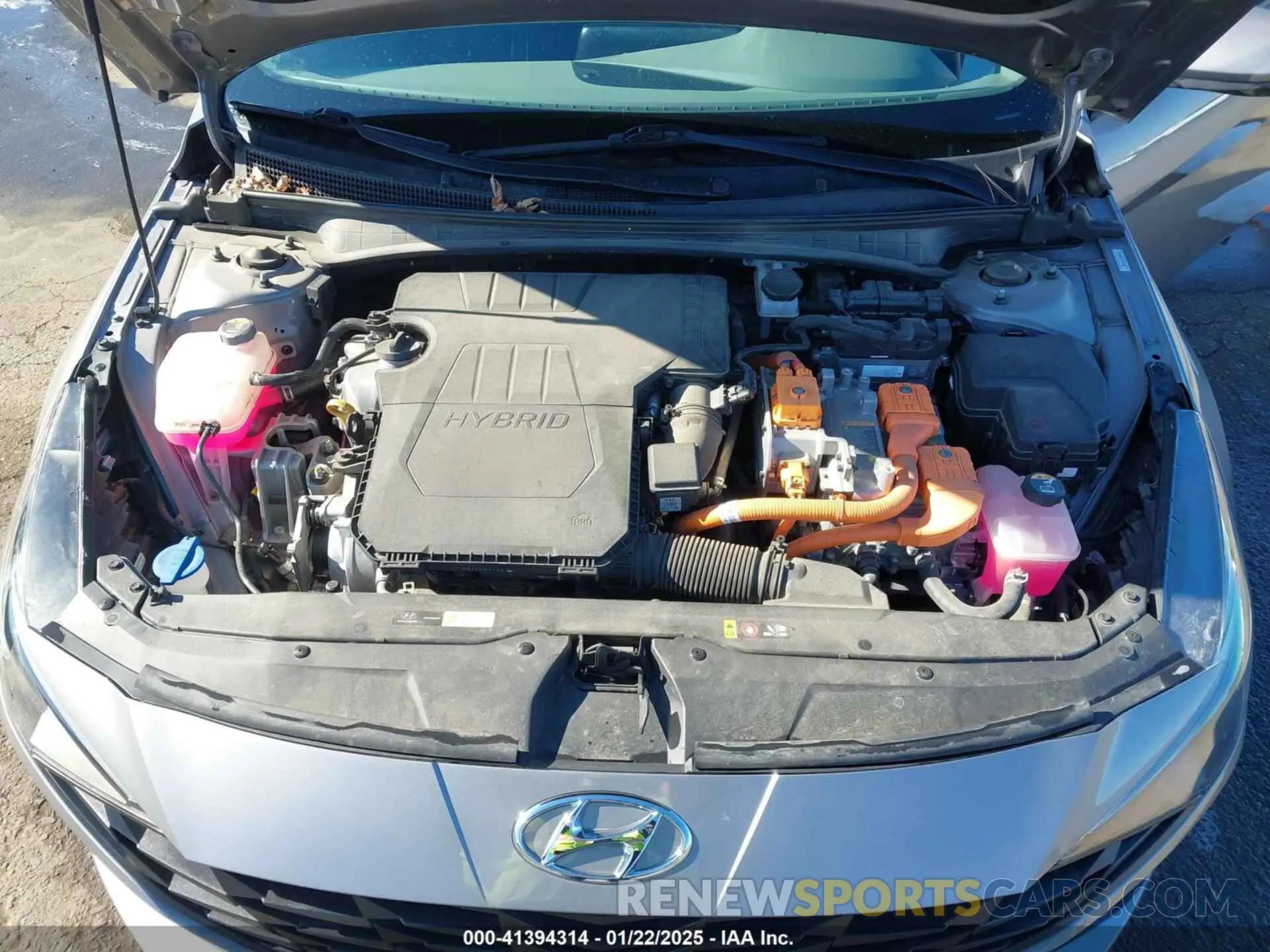 10 fotografías del automóvil dañado KMHLM4AJ7PU059237 HYUNDAI ELANTRA HYBRID 2023