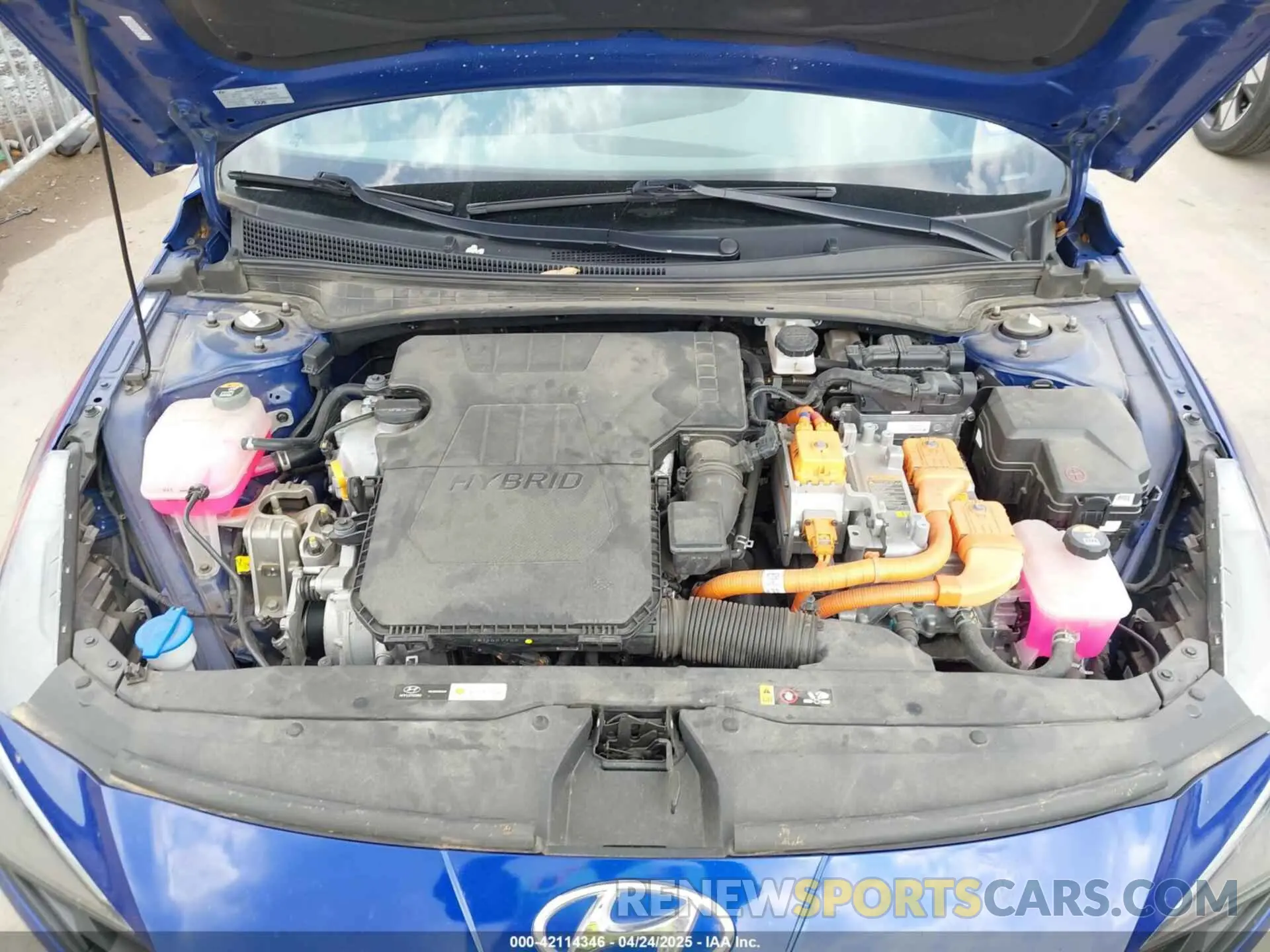 10 fotografías del automóvil dañado KMHLM4AJ8PU033326 HYUNDAI ELANTRA HYBRID 2023