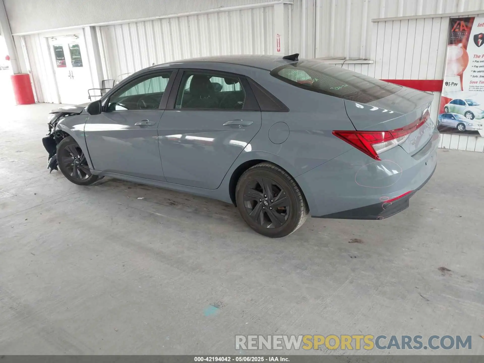 3 fotografías del automóvil dañado KMHLM4AJ9PU044562 HYUNDAI ELANTRA HYBRID 2023