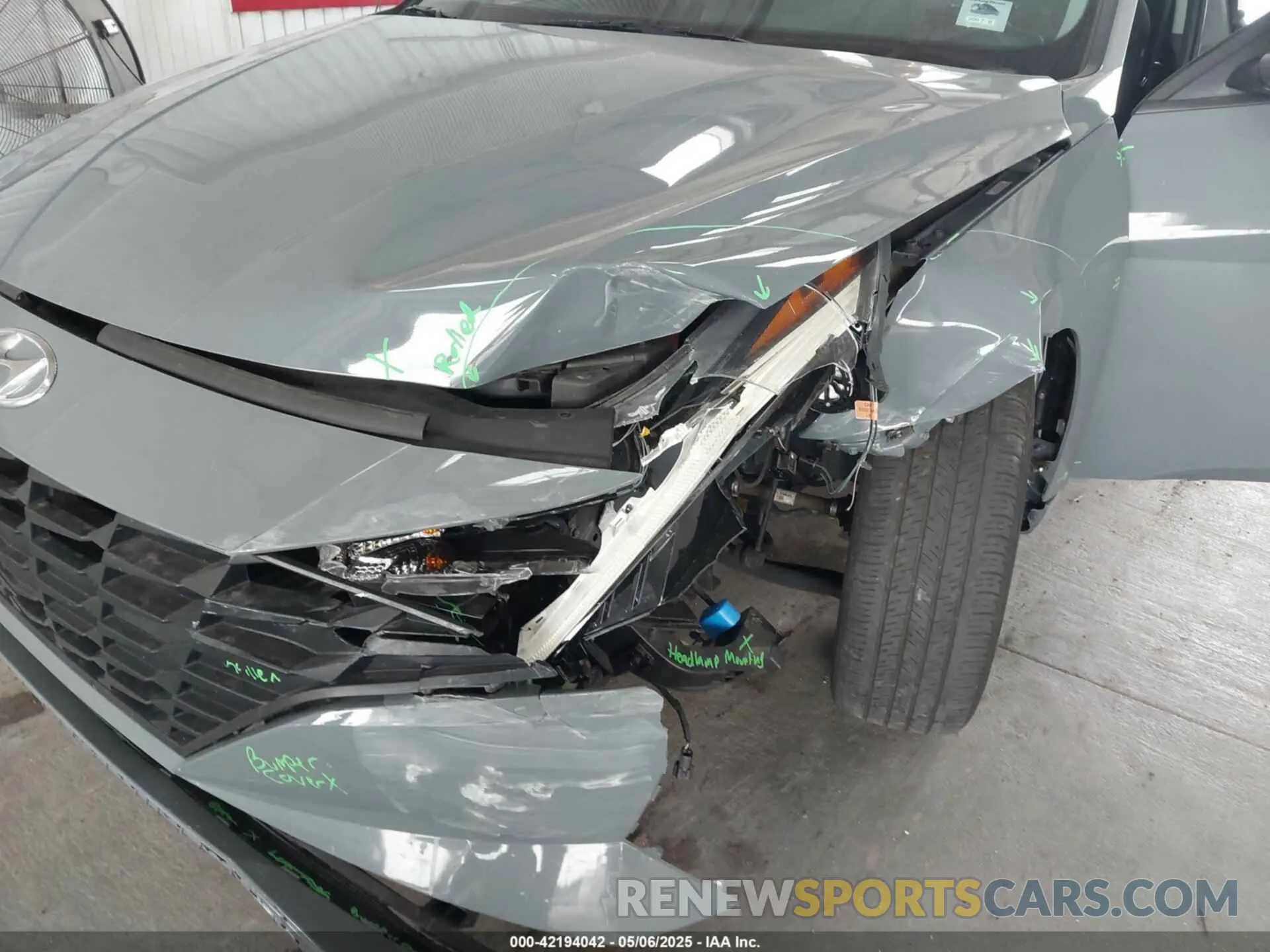 6 fotografías del automóvil dañado KMHLM4AJ9PU044562 HYUNDAI ELANTRA HYBRID 2023