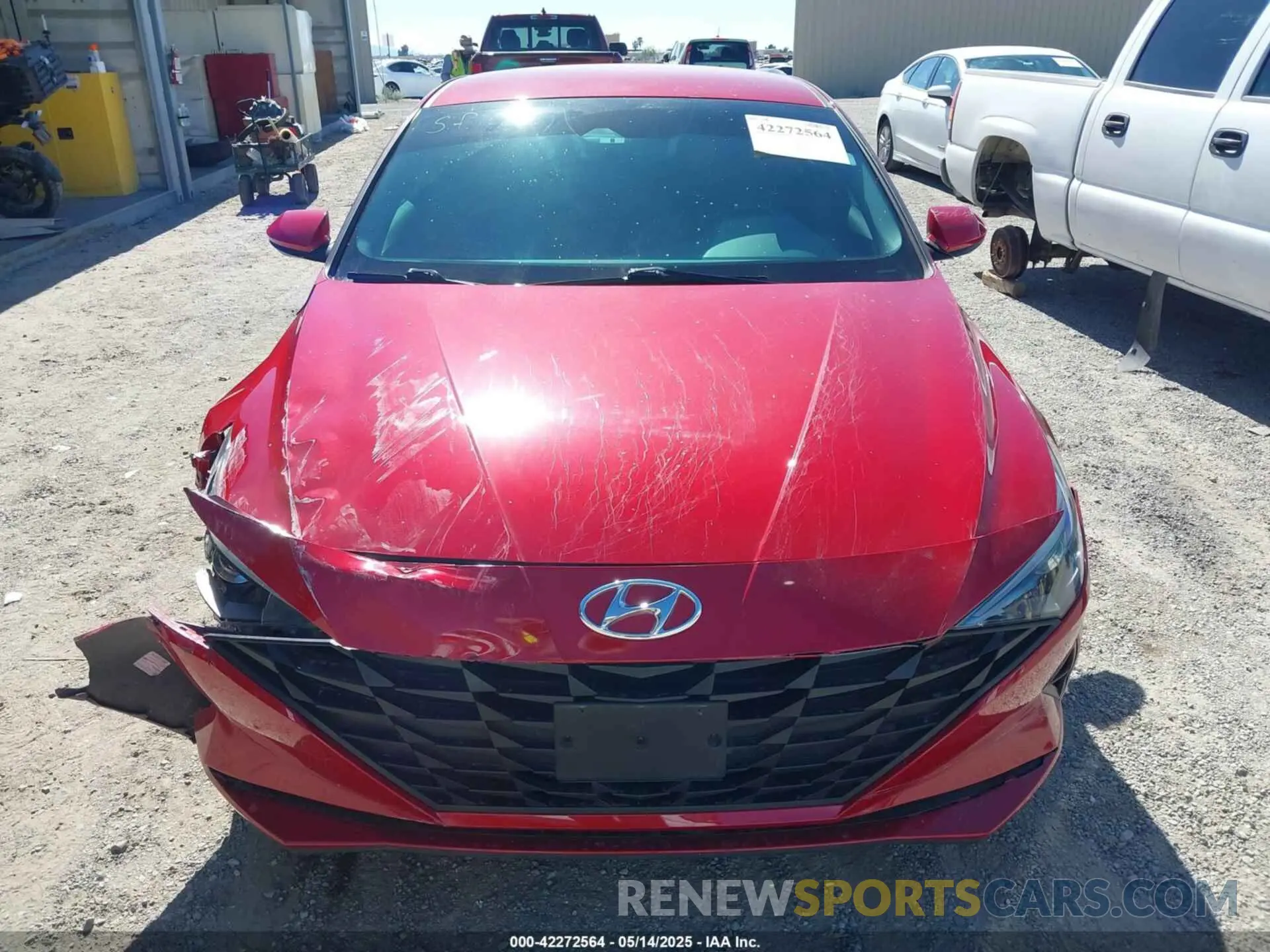 12 fotografías del automóvil dañado KMHLM4AJXPU042660 HYUNDAI ELANTRA HYBRID 2023