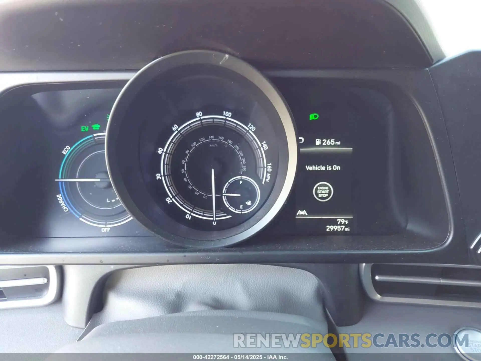7 fotografías del automóvil dañado KMHLM4AJXPU042660 HYUNDAI ELANTRA HYBRID 2023
