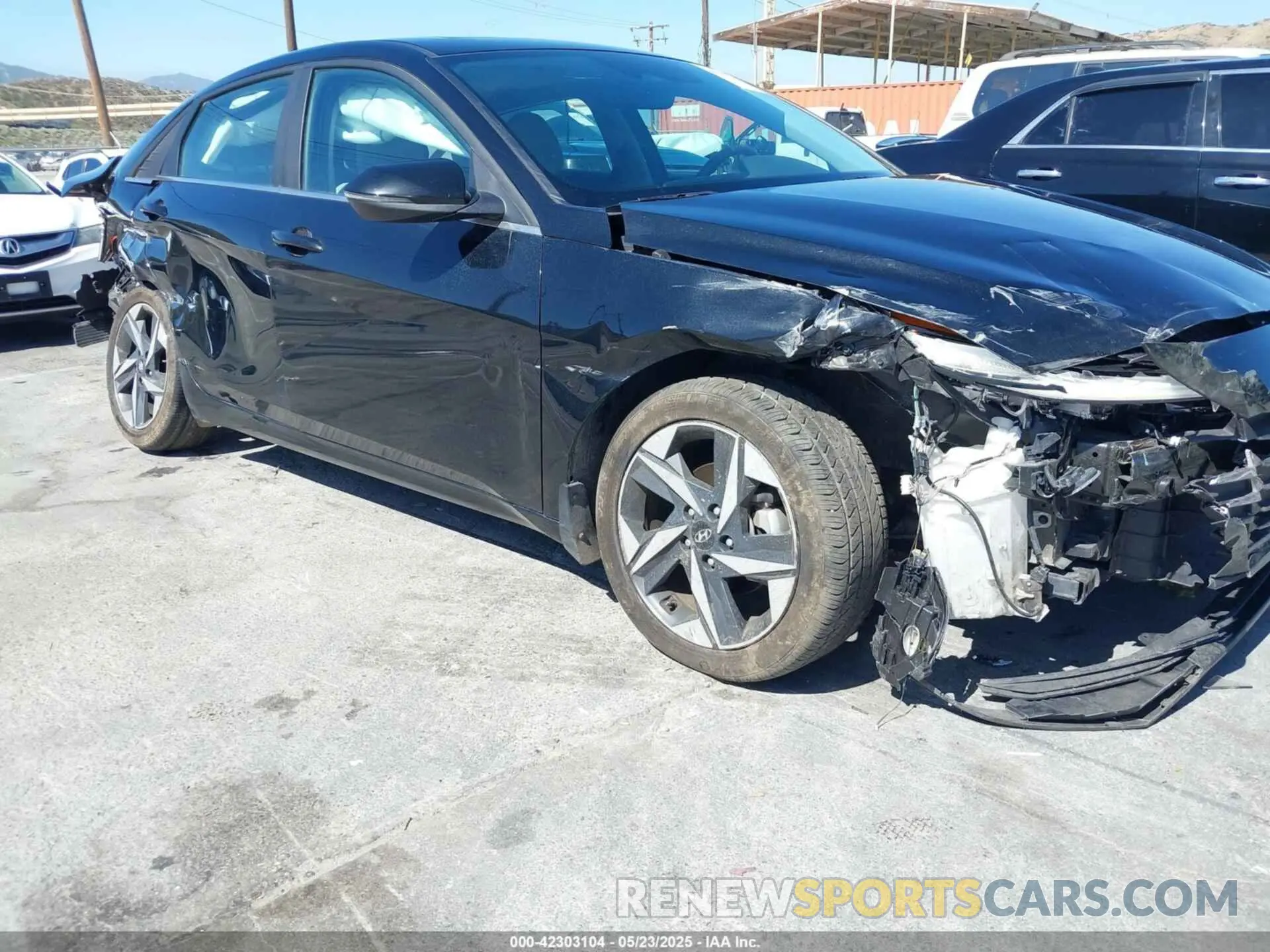 6 fotografías del automóvil dañado KMHLN4AJ0PU064826 HYUNDAI ELANTRA HYBRID 2023