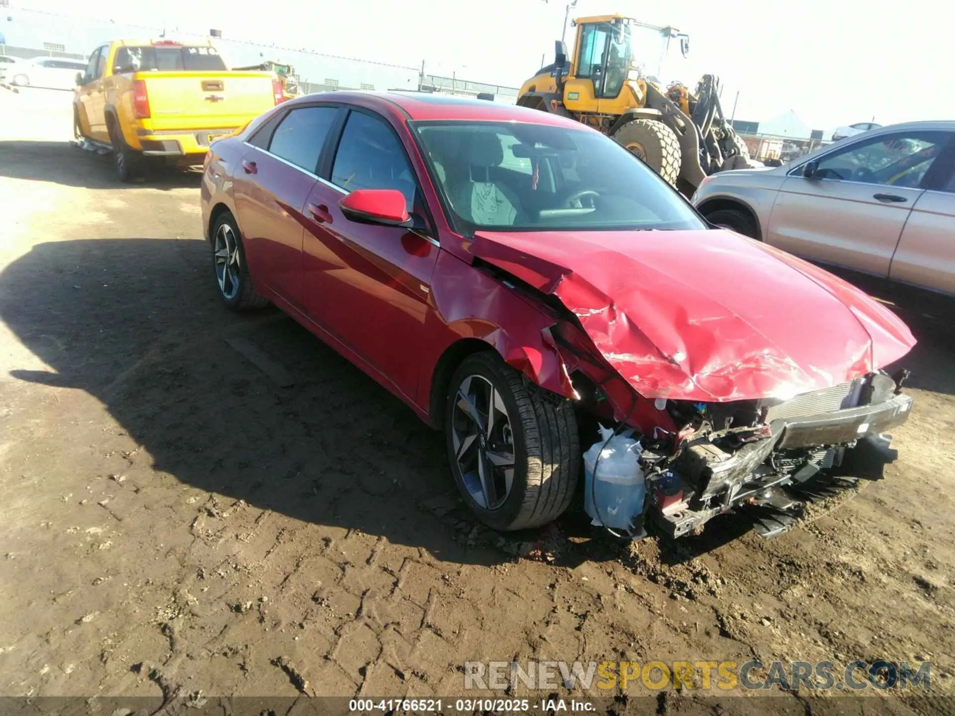 1 fotografías del automóvil dañado KMHLN4AJ1PU057528 HYUNDAI ELANTRA HYBRID 2023