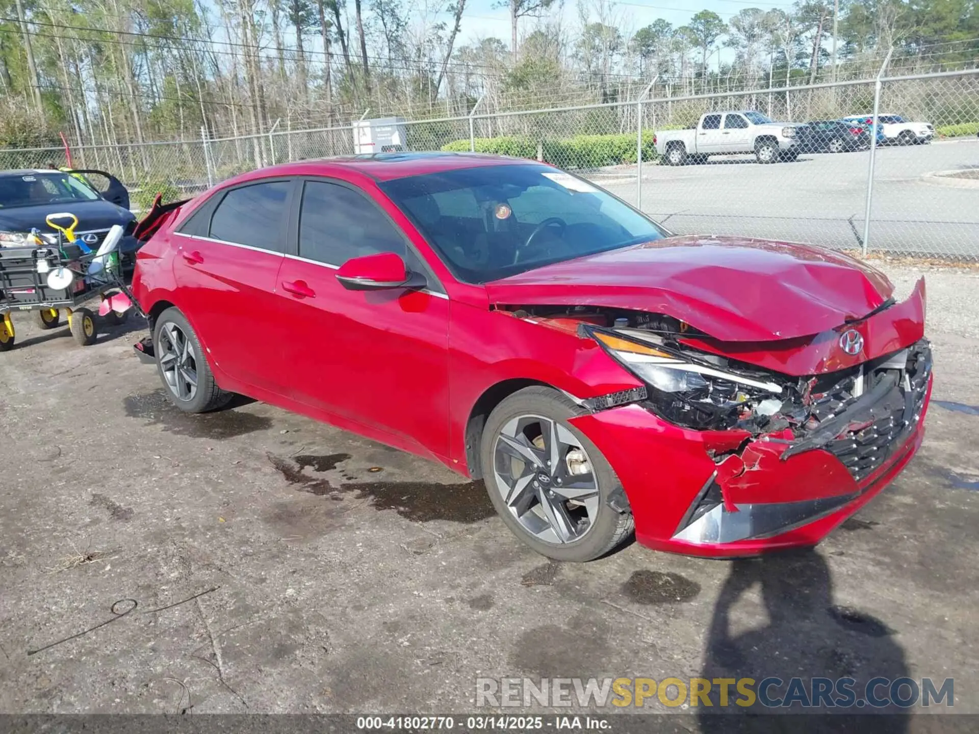 1 fotografías del automóvil dañado KMHLN4AJ3PU050791 HYUNDAI ELANTRA HYBRID 2023