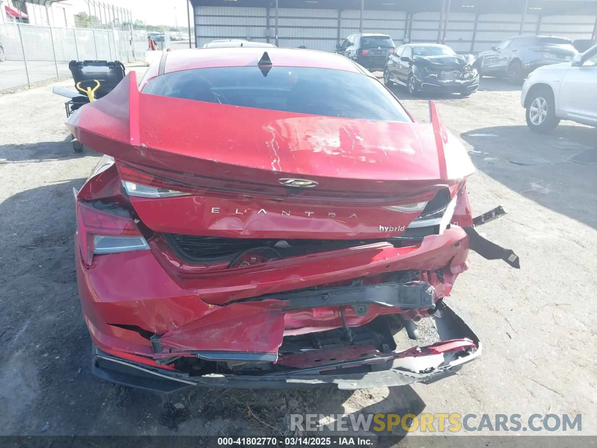 16 fotografías del automóvil dañado KMHLN4AJ3PU050791 HYUNDAI ELANTRA HYBRID 2023