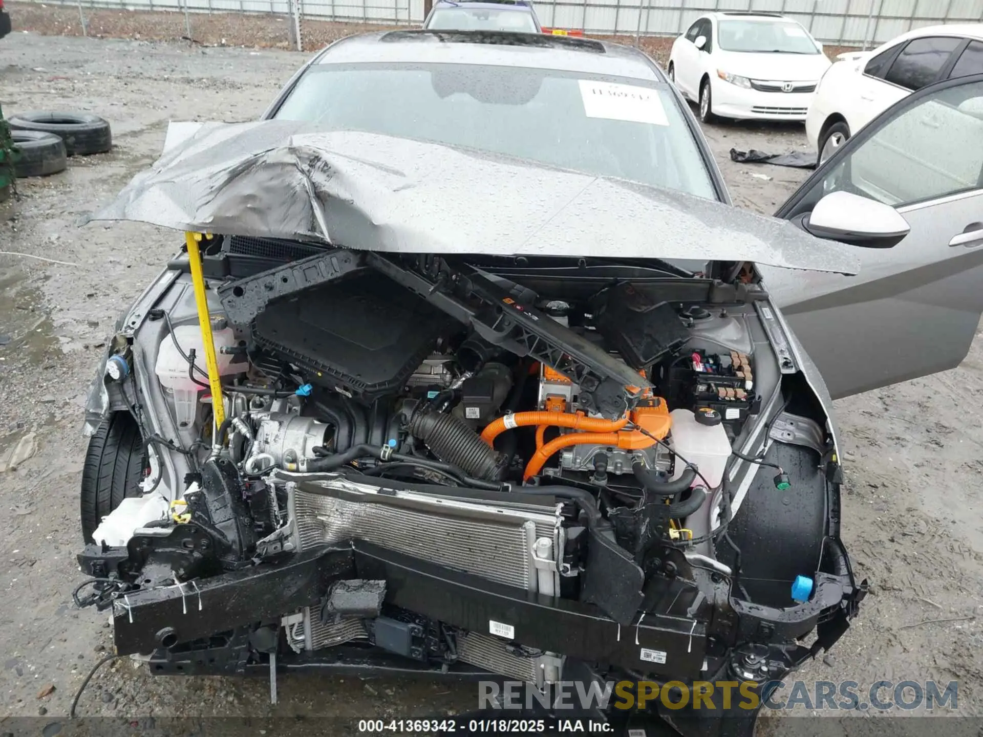 10 fotografías del automóvil dañado KMHLN4AJ3PU070846 HYUNDAI ELANTRA HYBRID 2023