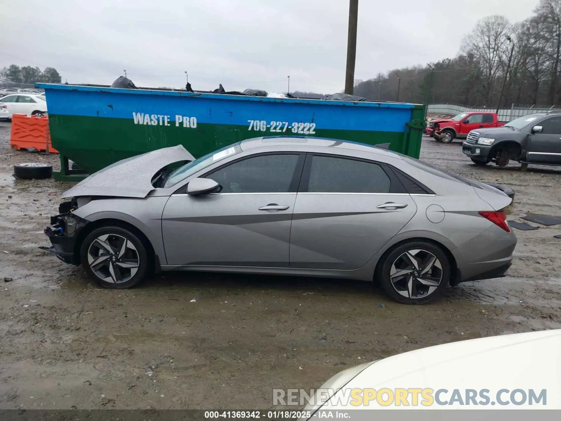 14 fotografías del automóvil dañado KMHLN4AJ3PU070846 HYUNDAI ELANTRA HYBRID 2023