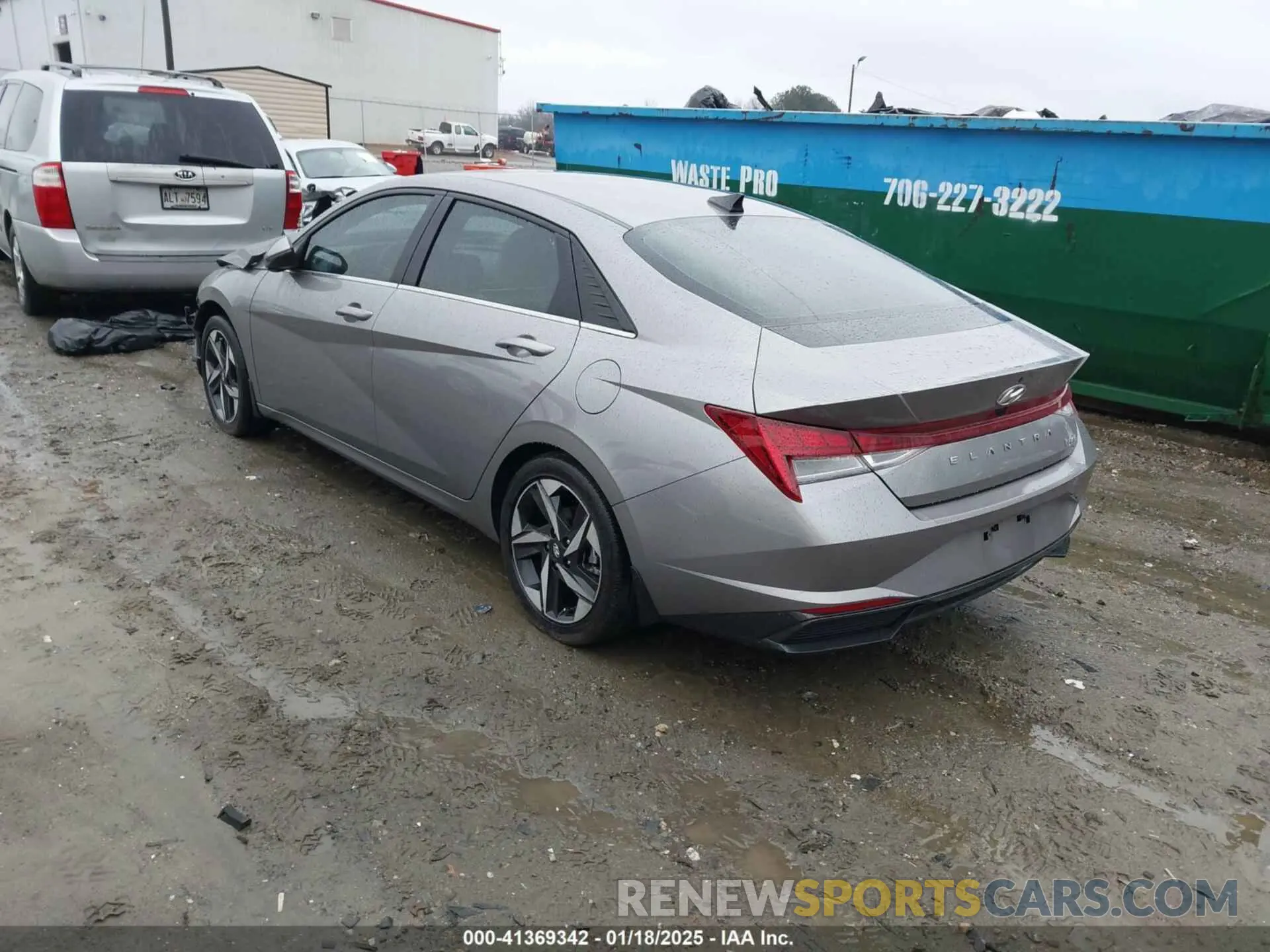 3 fotografías del automóvil dañado KMHLN4AJ3PU070846 HYUNDAI ELANTRA HYBRID 2023