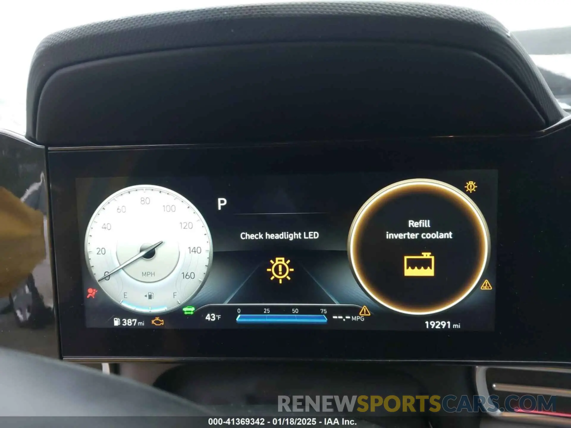7 fotografías del automóvil dañado KMHLN4AJ3PU070846 HYUNDAI ELANTRA HYBRID 2023