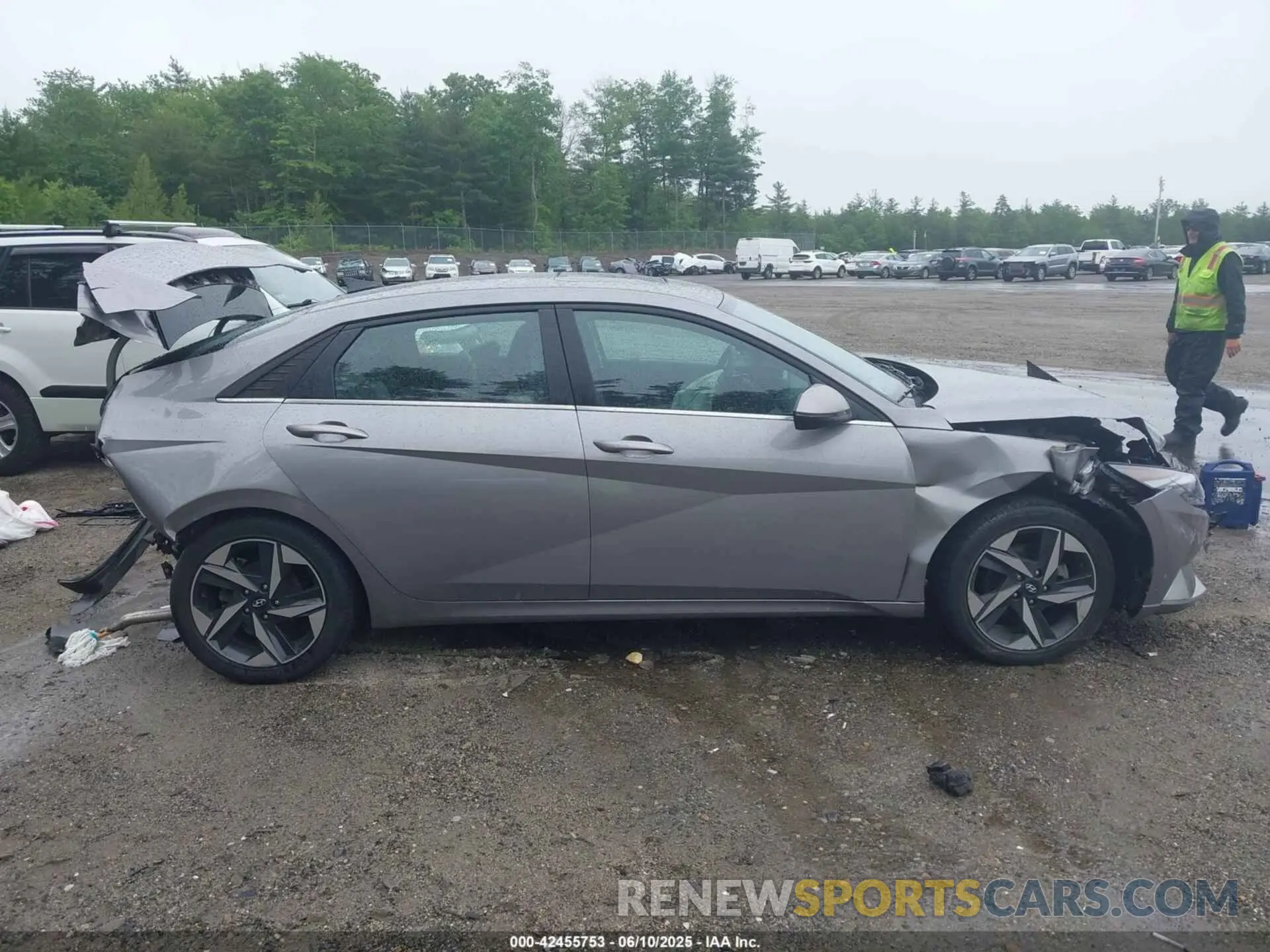 14 fotografías del automóvil dañado KMHLN4AJ3PU091891 HYUNDAI ELANTRA HYBRID 2023