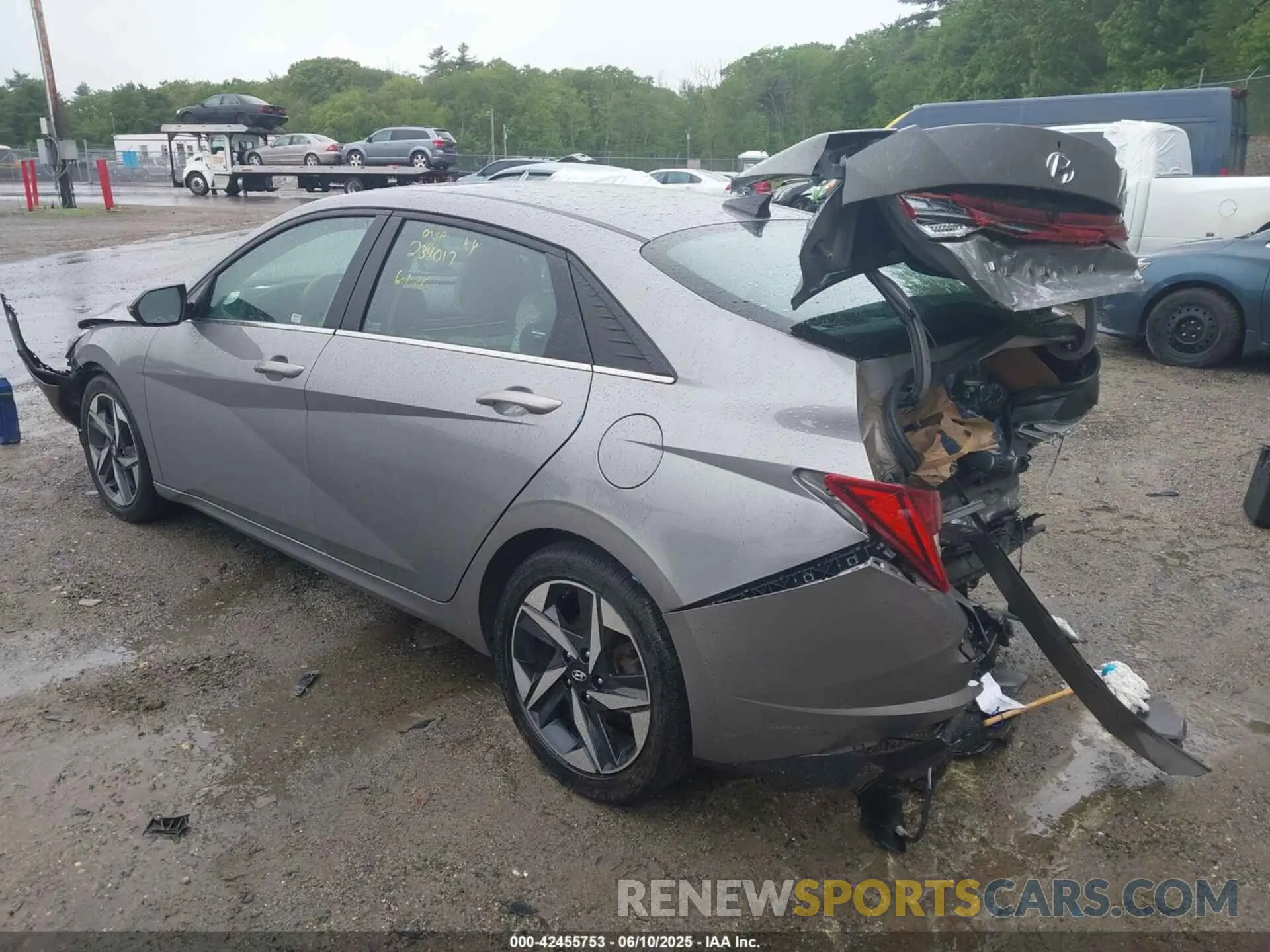 3 fotografías del automóvil dañado KMHLN4AJ3PU091891 HYUNDAI ELANTRA HYBRID 2023